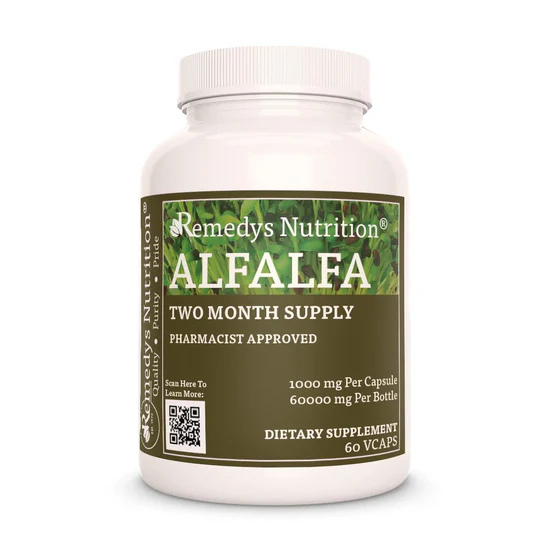 Remedy's Nutrition Alfalfa Root Extract Capsules