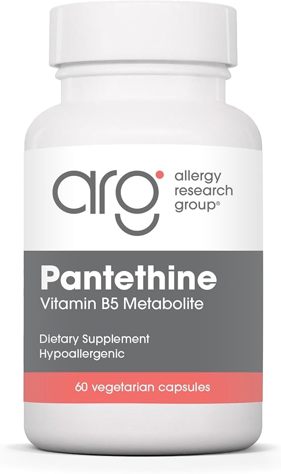 Allergy Research Group Pantethine Vitamin B5 Metabolite Capsules