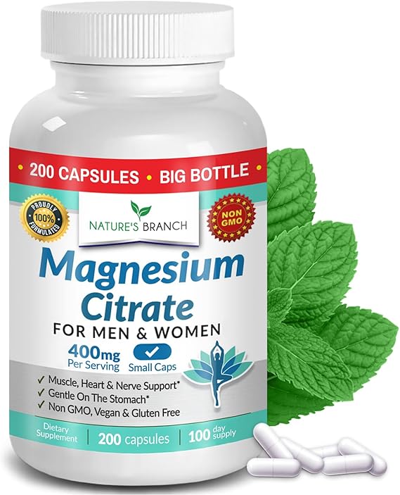 Magnesium Citrate 400mg Capsules