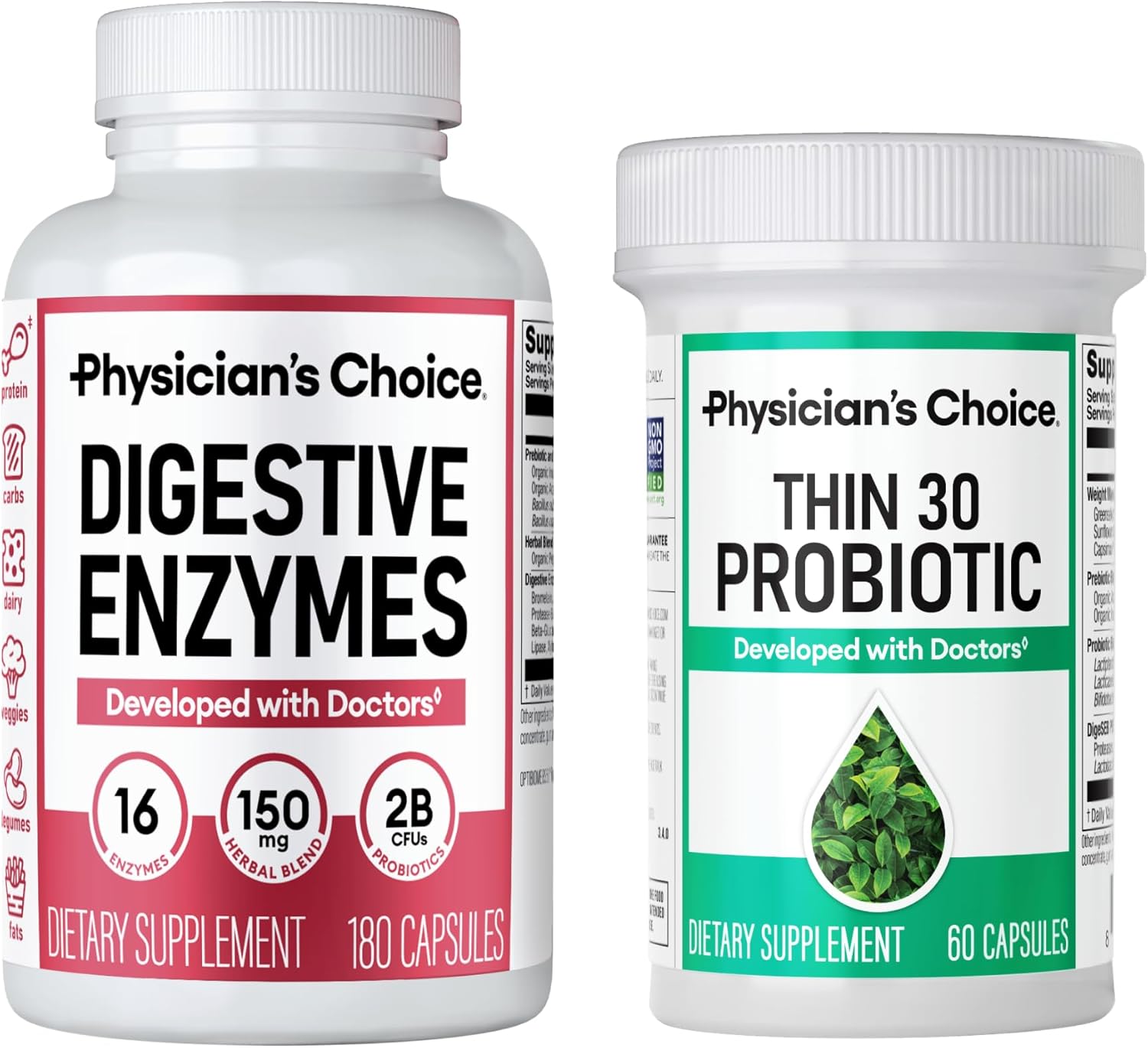 Physicians Choice Thin 30 Probiotic Capsules