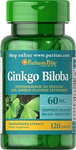 Puritans Pride Ginkgo Biloba Capsules