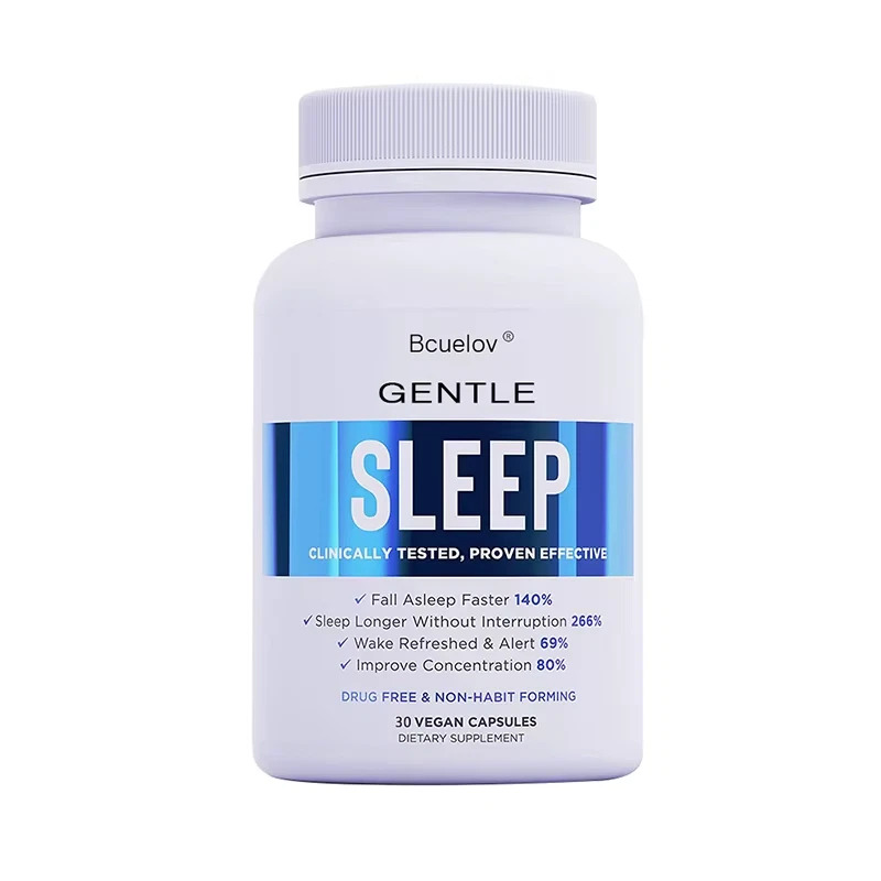 Bcuelov Sleep Aid Melatonin Capsules