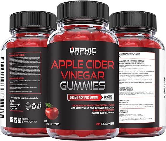 Pslalae Apple Cider Vinegar Gummies - 1000 Mg
