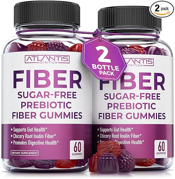 Pslalae Sugar Free Prebiotic Fiber Gummies