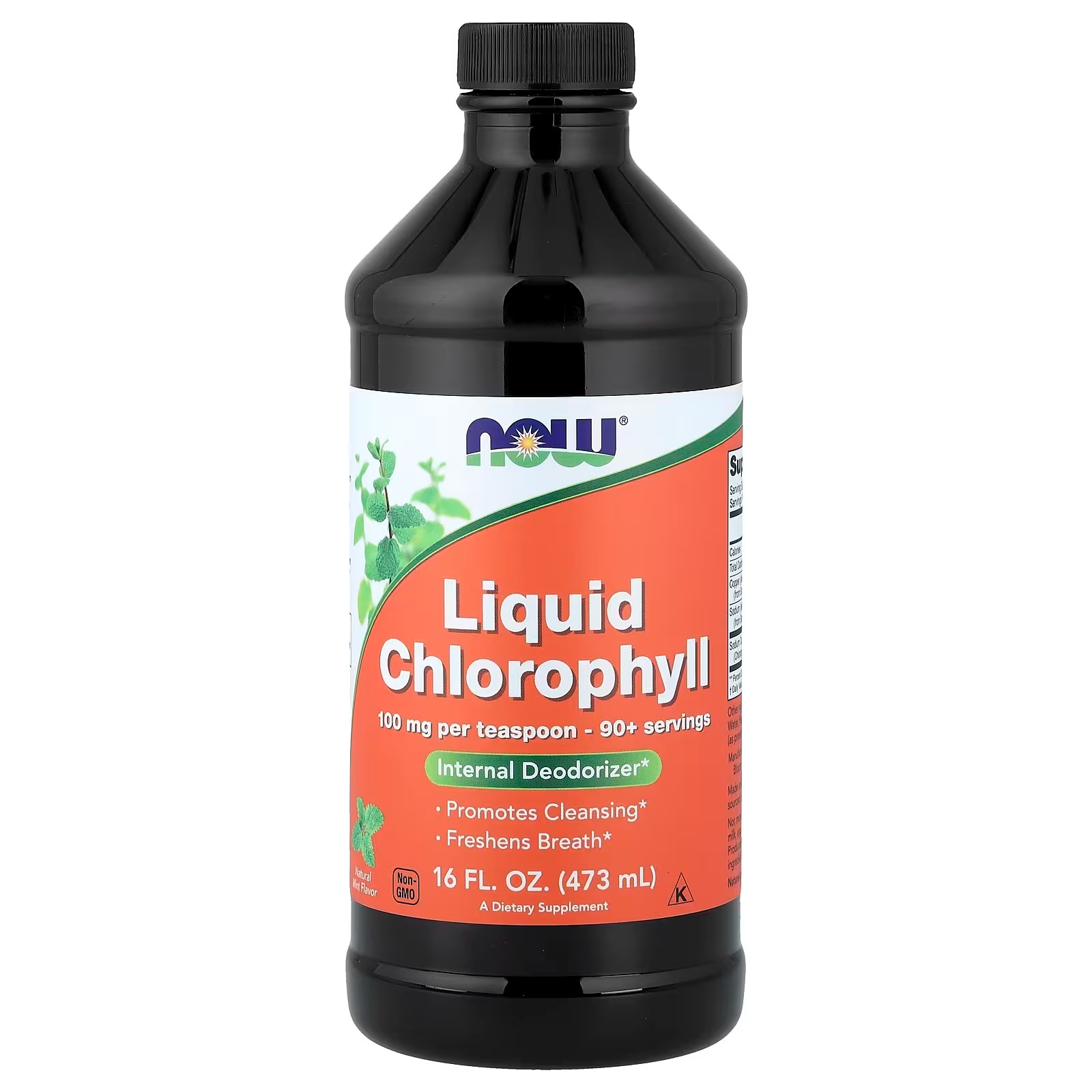 NOW Foods Liquid Chlorophyll Mint 473 ml