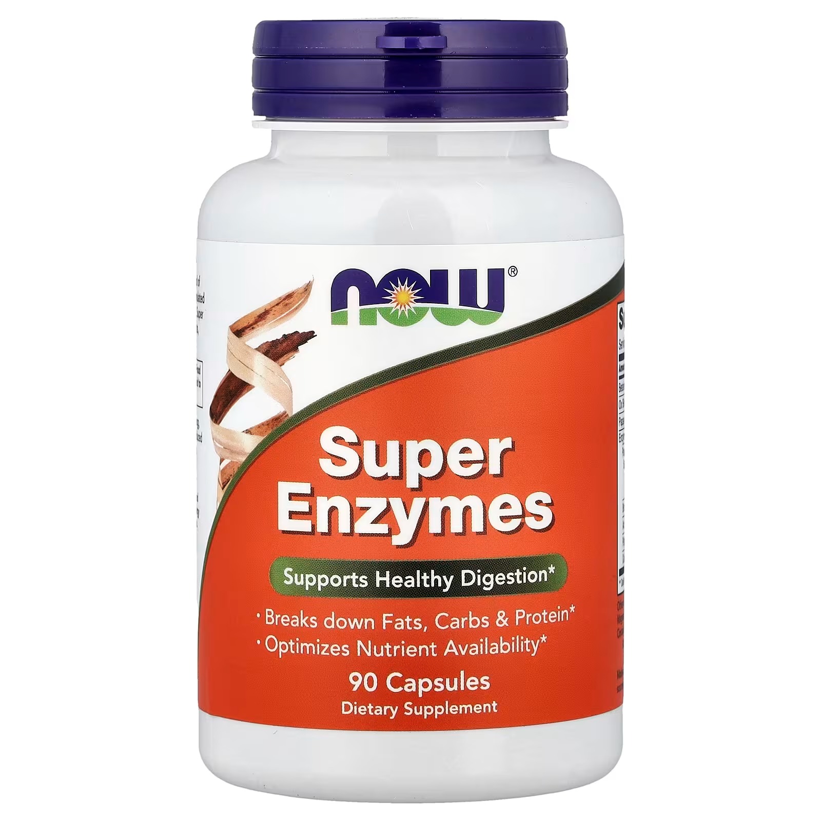 NOW Foods Super Enzymes  Supports Healthy Digestion 90 Capsules