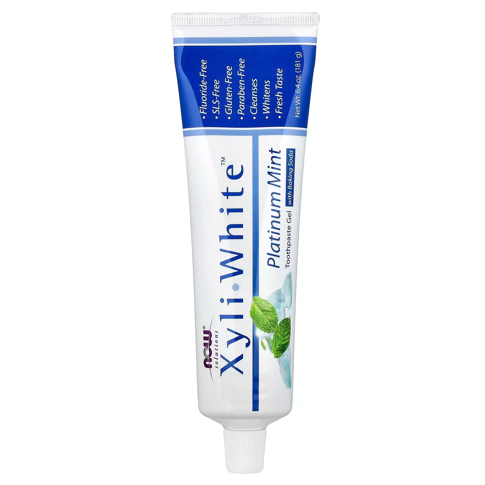 NOW Foods Solutions XyliWhite™ Toothpaste Gel Platinum Mint 181 g