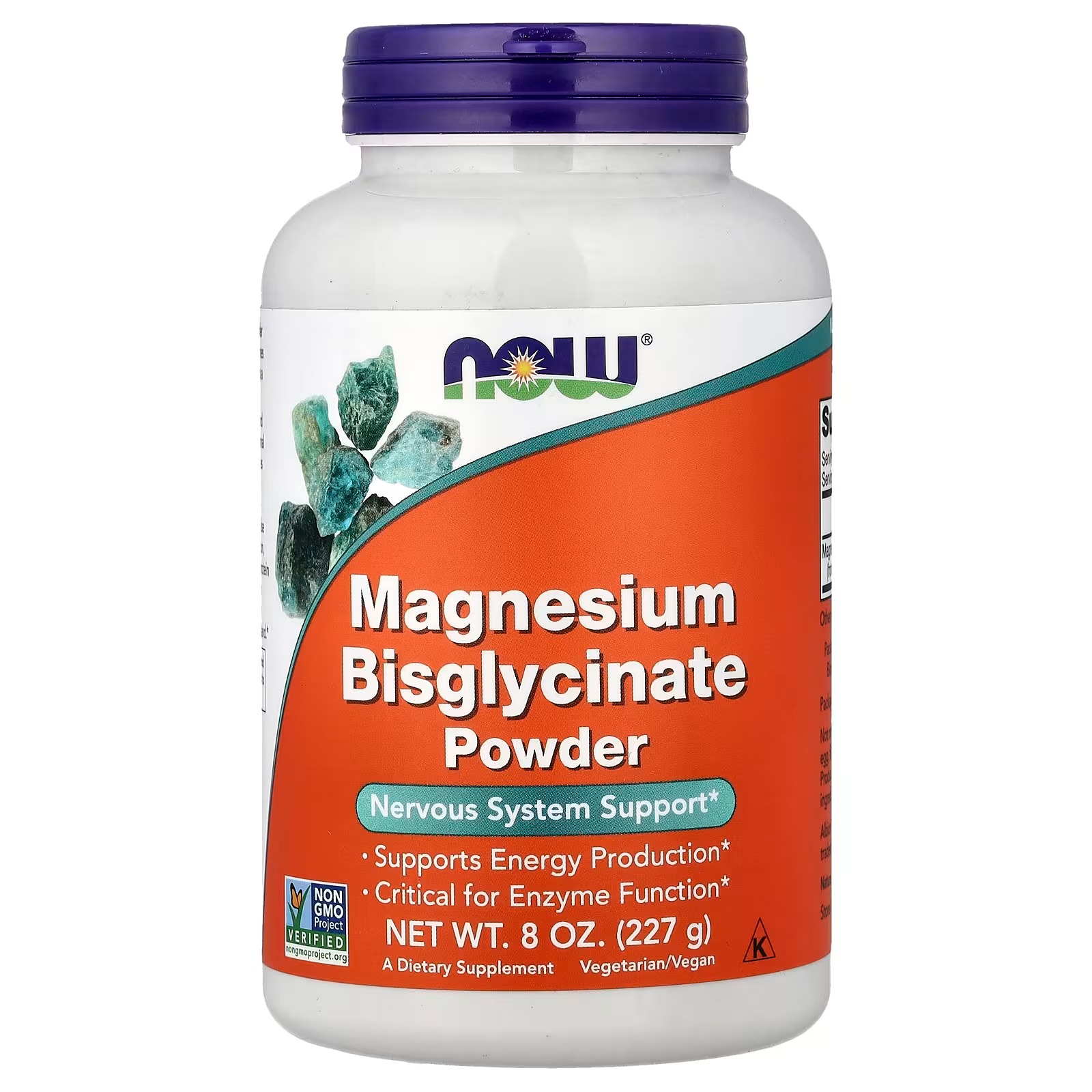 NOW Foods Magnesium Bisglycinate Powder 227