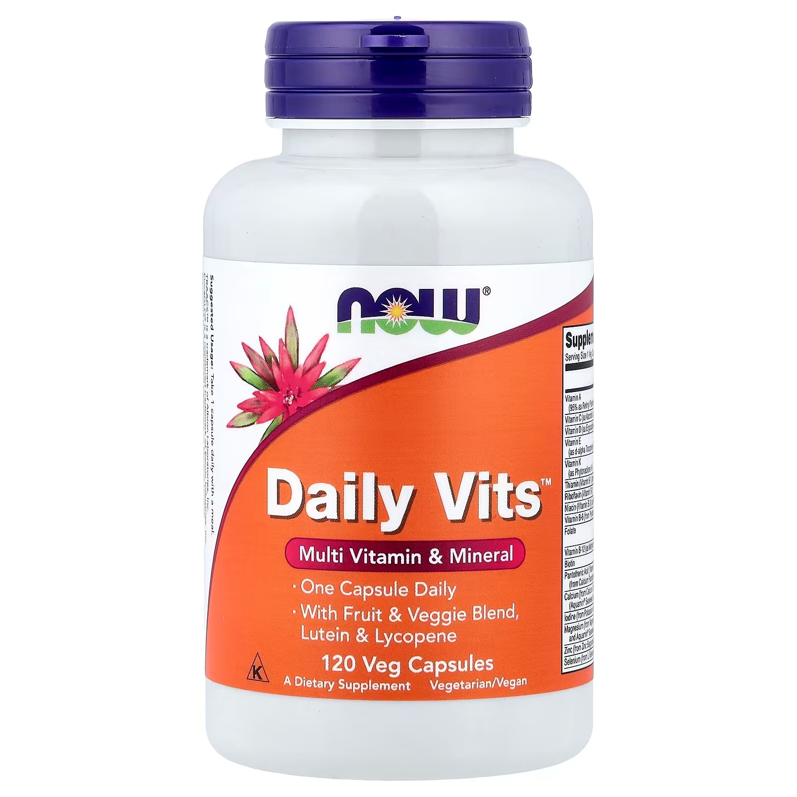 NOW Foods Daily Vits™ Multi Vitamin & Mineral 120  Capsules