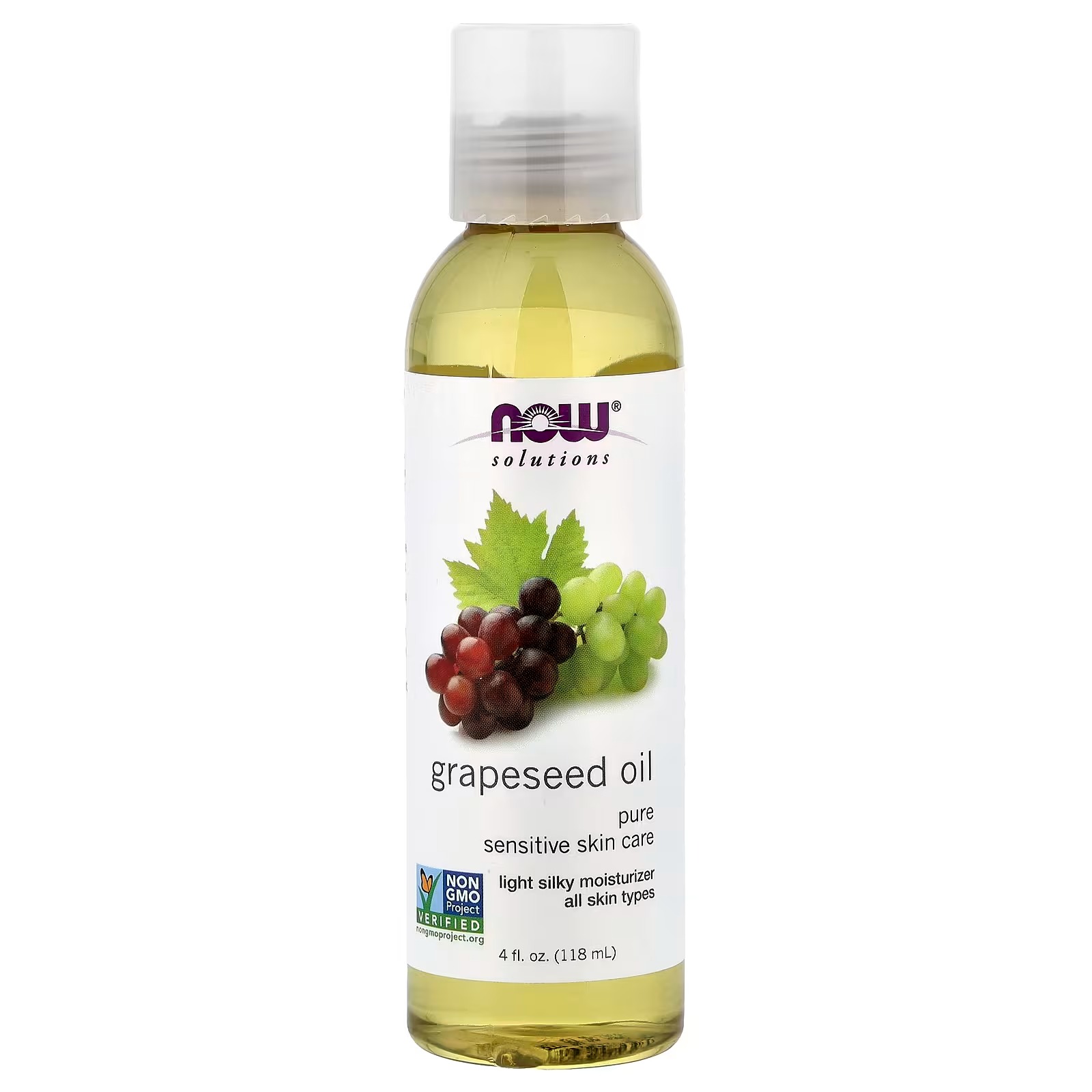 NOW Foods Solutions Grapeseed Oil  118 ml
