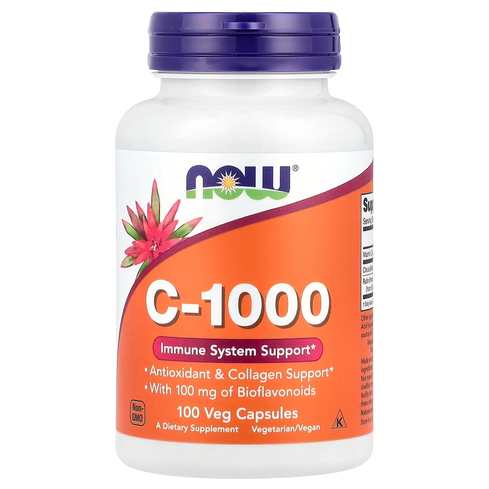 NOW Foods C-1000 Immune System Support 100  Capsules