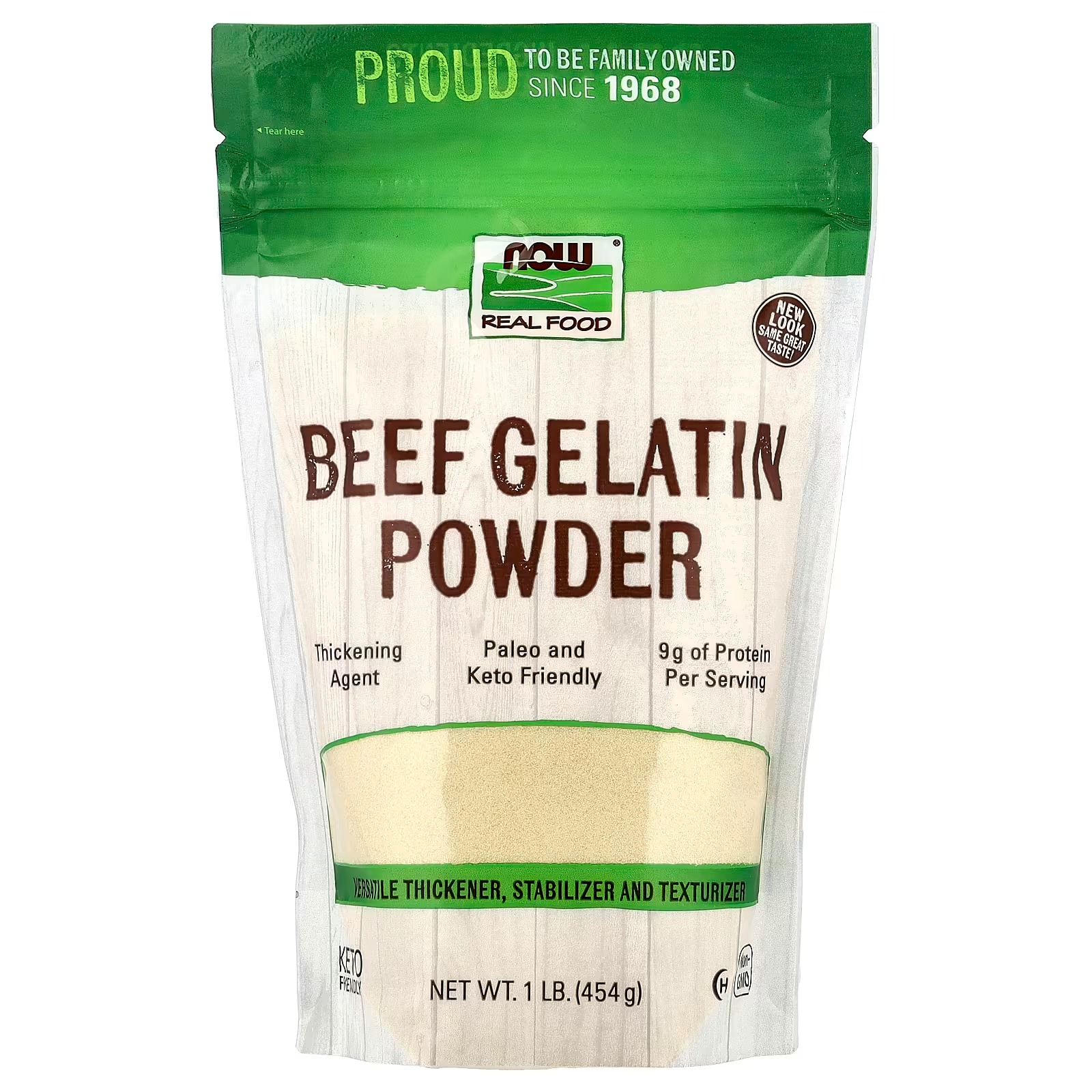 NOW Foods, Real Food, Beef Gelatin Powder 454 g
