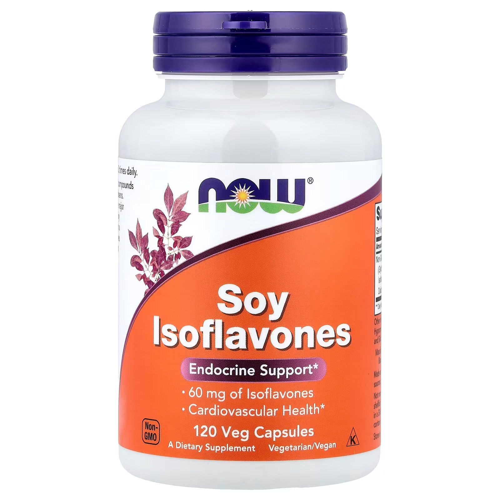NOW Foods Soy Isoflavones Endocrine Support 120 Capsules