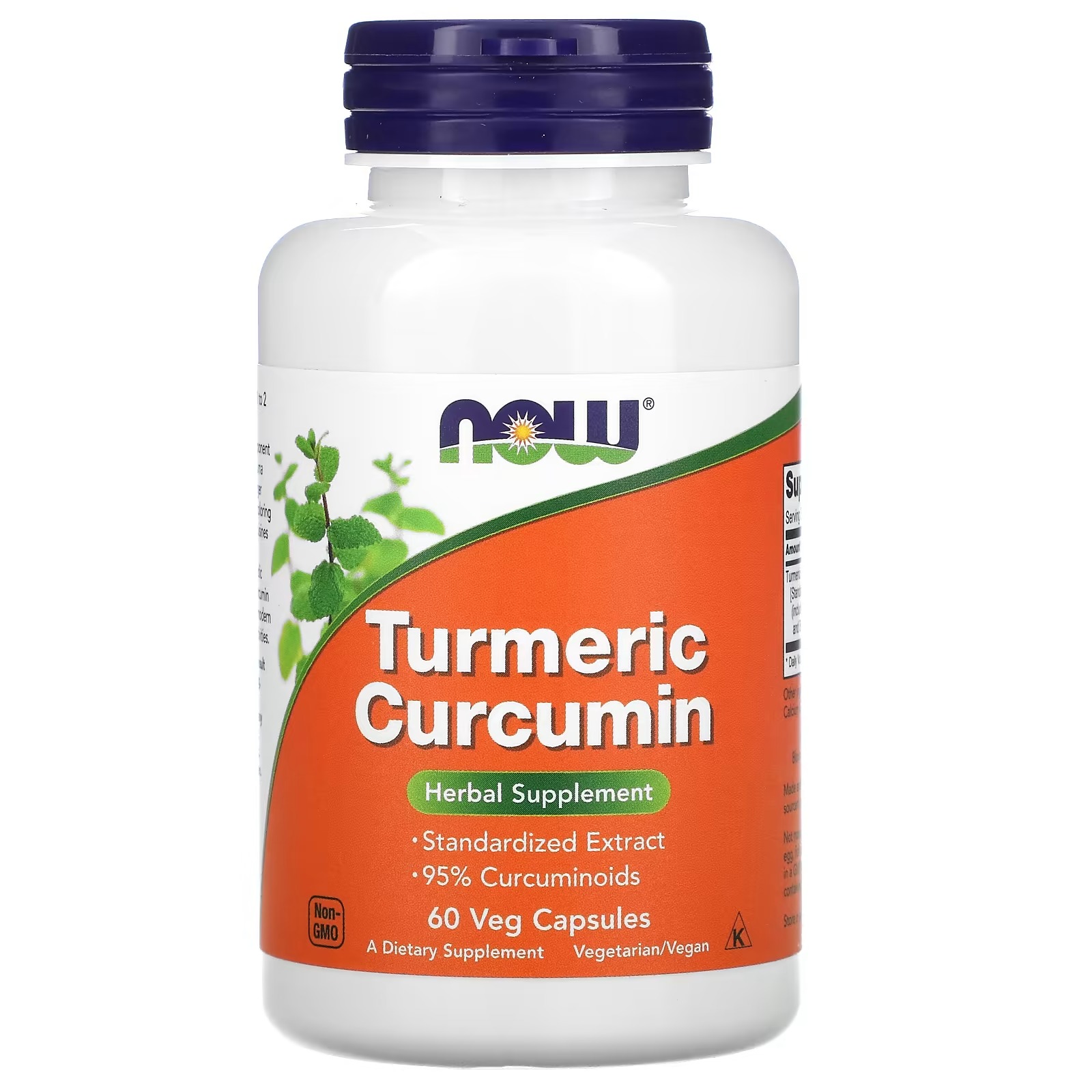 NOW Foods Turmeric Curcumin Standardized Extract 60 Capsules