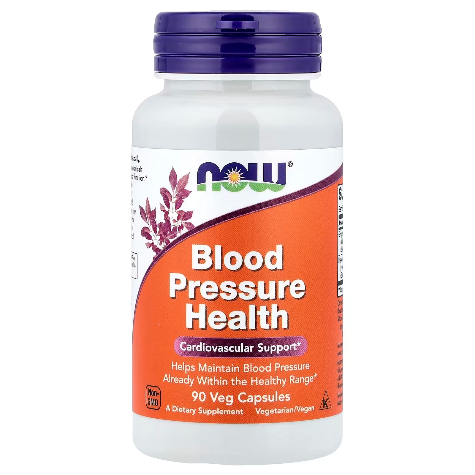NOW Foods Blood Pressure Health Cardiovascular Support 90 Capsules