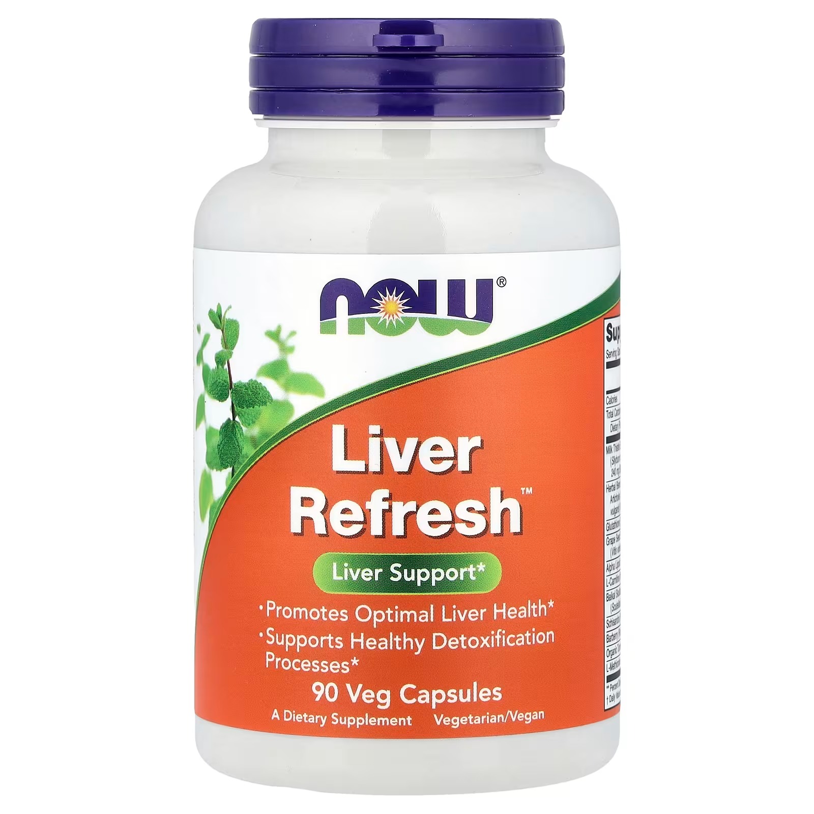 NOW Foods Liver Refresh™ Promotes Optimal Liver Health 90 Capsules