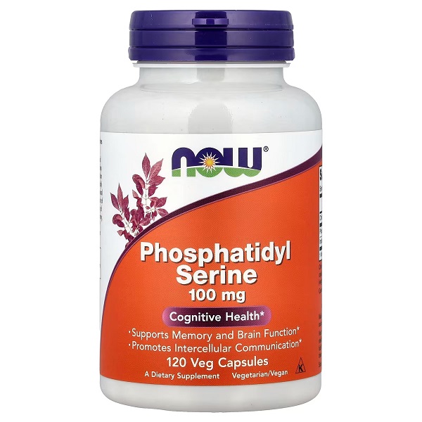 NOW Foods Phosphatidyl Serine Cognitive Health 120 Capsules