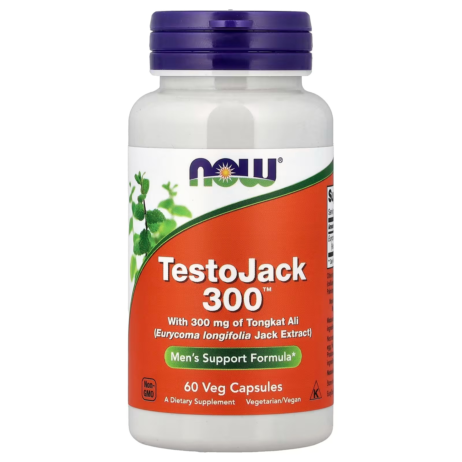 NOW Foods TestoJack 300™ 300 mg Men's Support Formula 60  Capsules