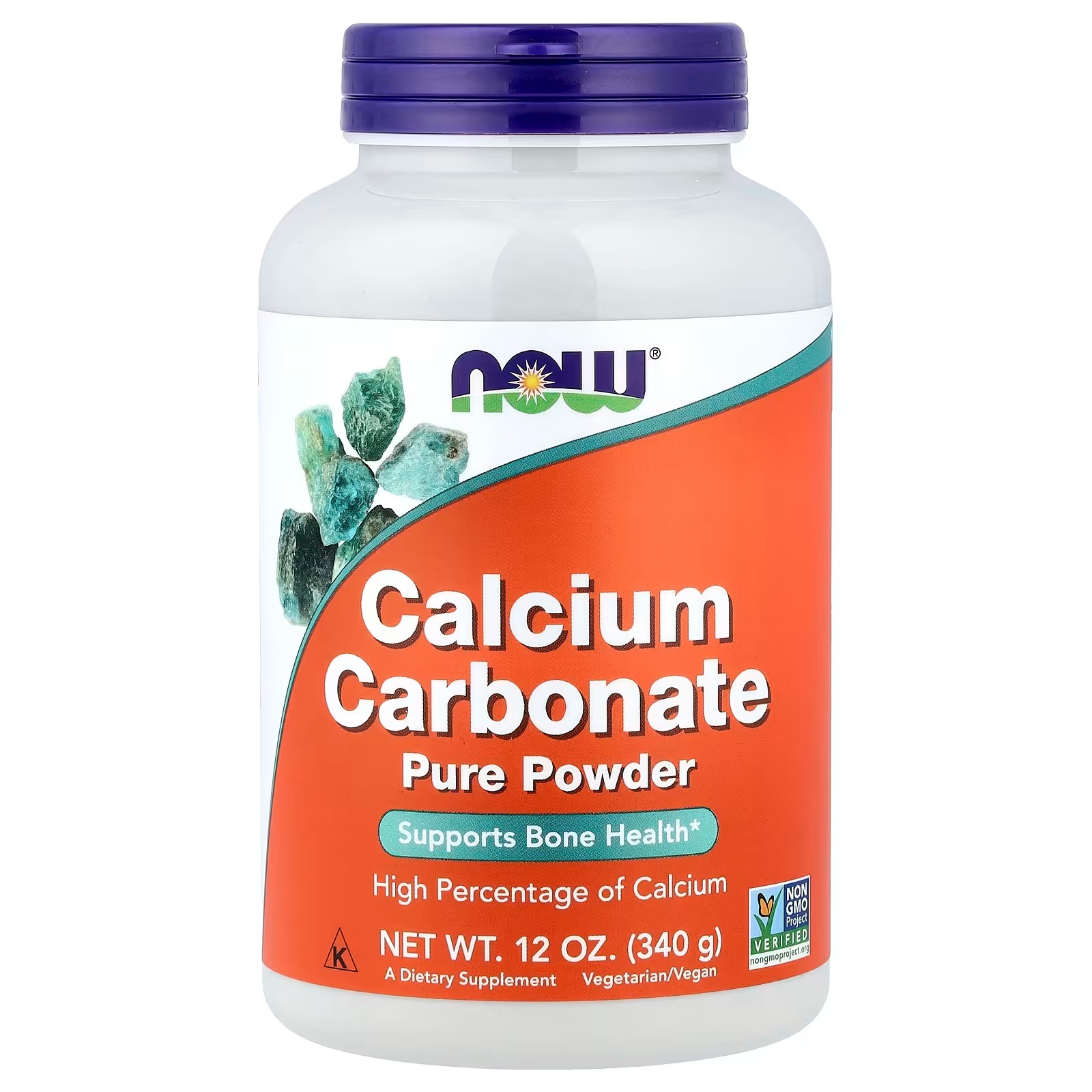 NOW Foods Calcium Carbonate Pure Powder (340 g)
