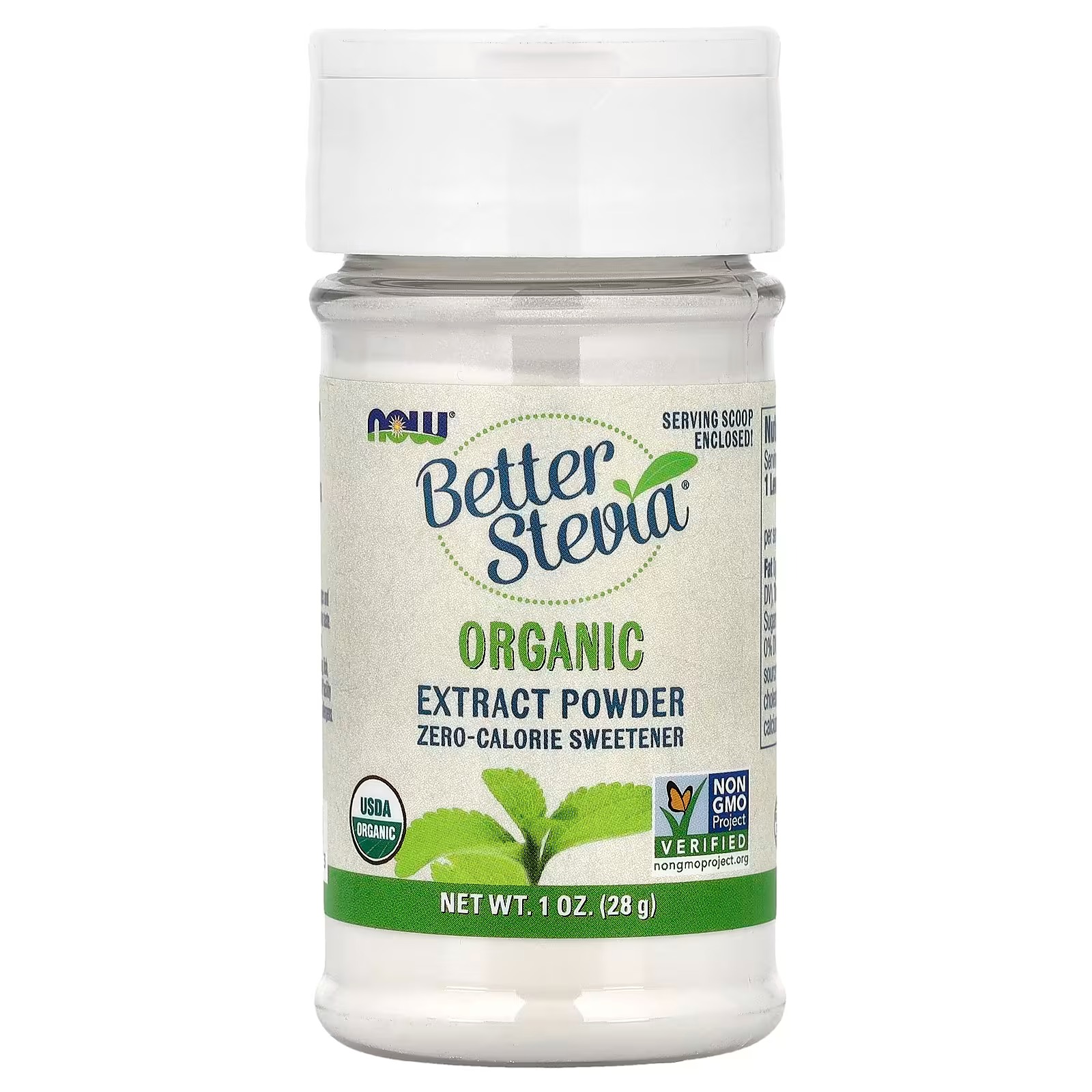 NOW Foods Better Stevia® Organic Extract Powder (28 g)