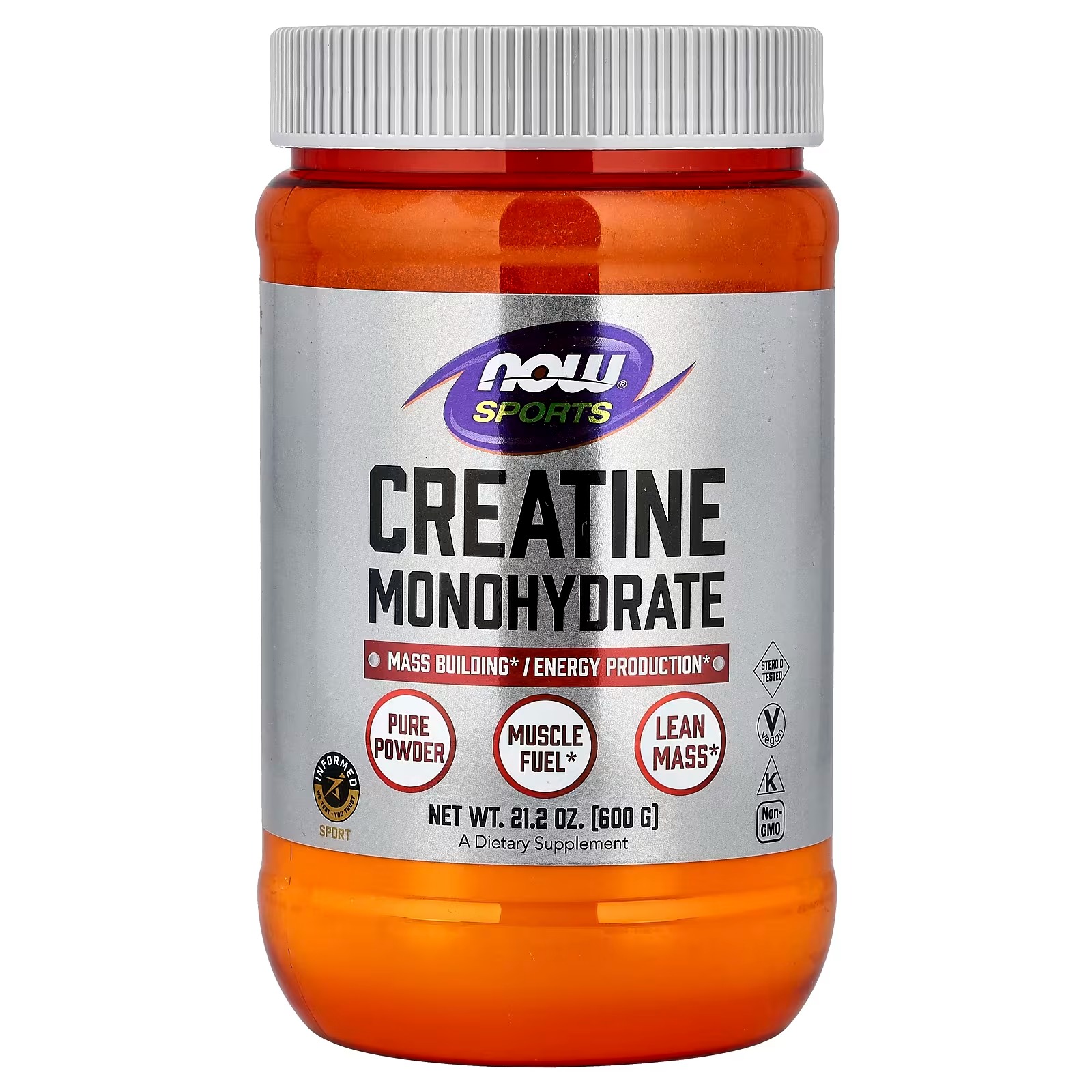 NOW Foods Sports Creatine Monohydrate 600 g