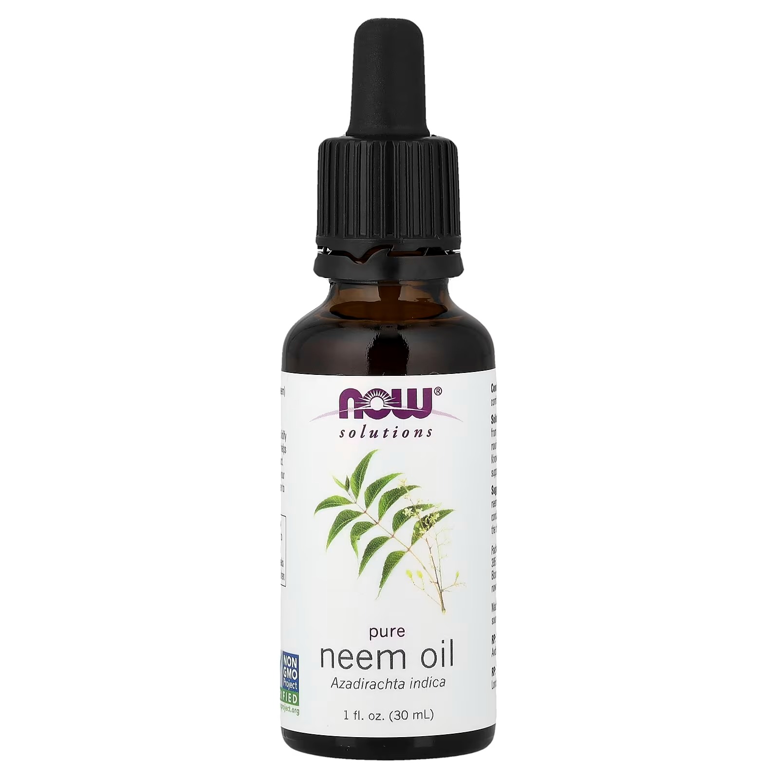 NOW Foods Solutions Pure Neem Oil  (30 ml)