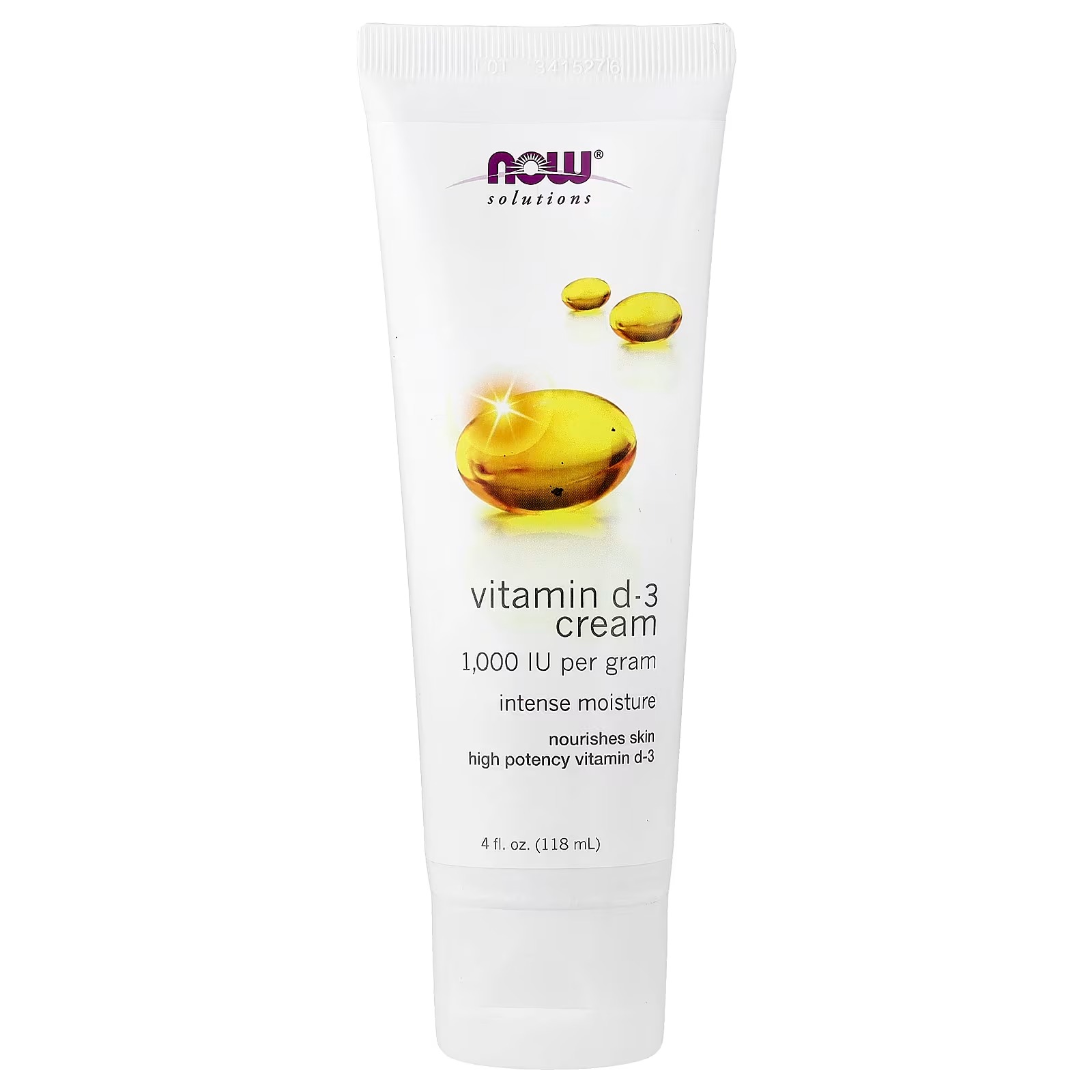 NOW Foods Solutions Vitamin D-3 Cream 118 ml