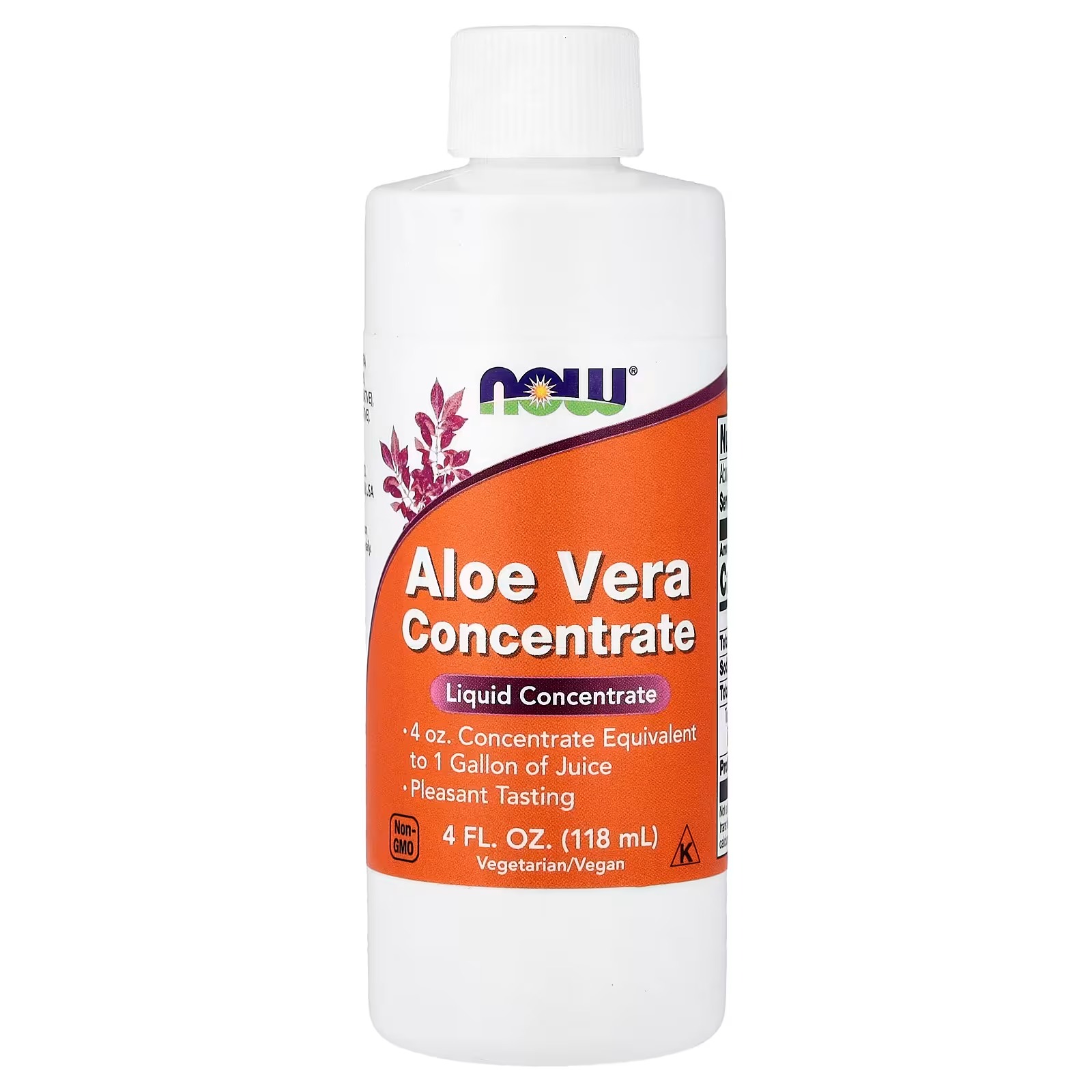 NOW Foods Aloe Vera Concentrate (40:1 Concentrate Contains Active Polysaccharides)