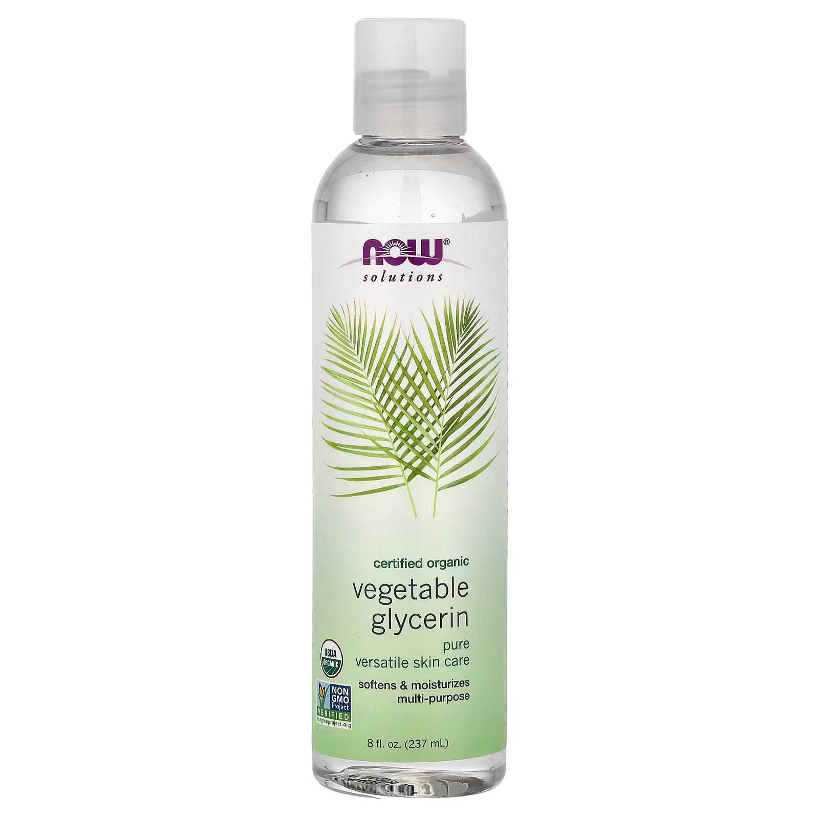 NOW Foods Solutions Vegetable Glycerin 100% Pure Versatile Skin Care Softening and Moisturizing