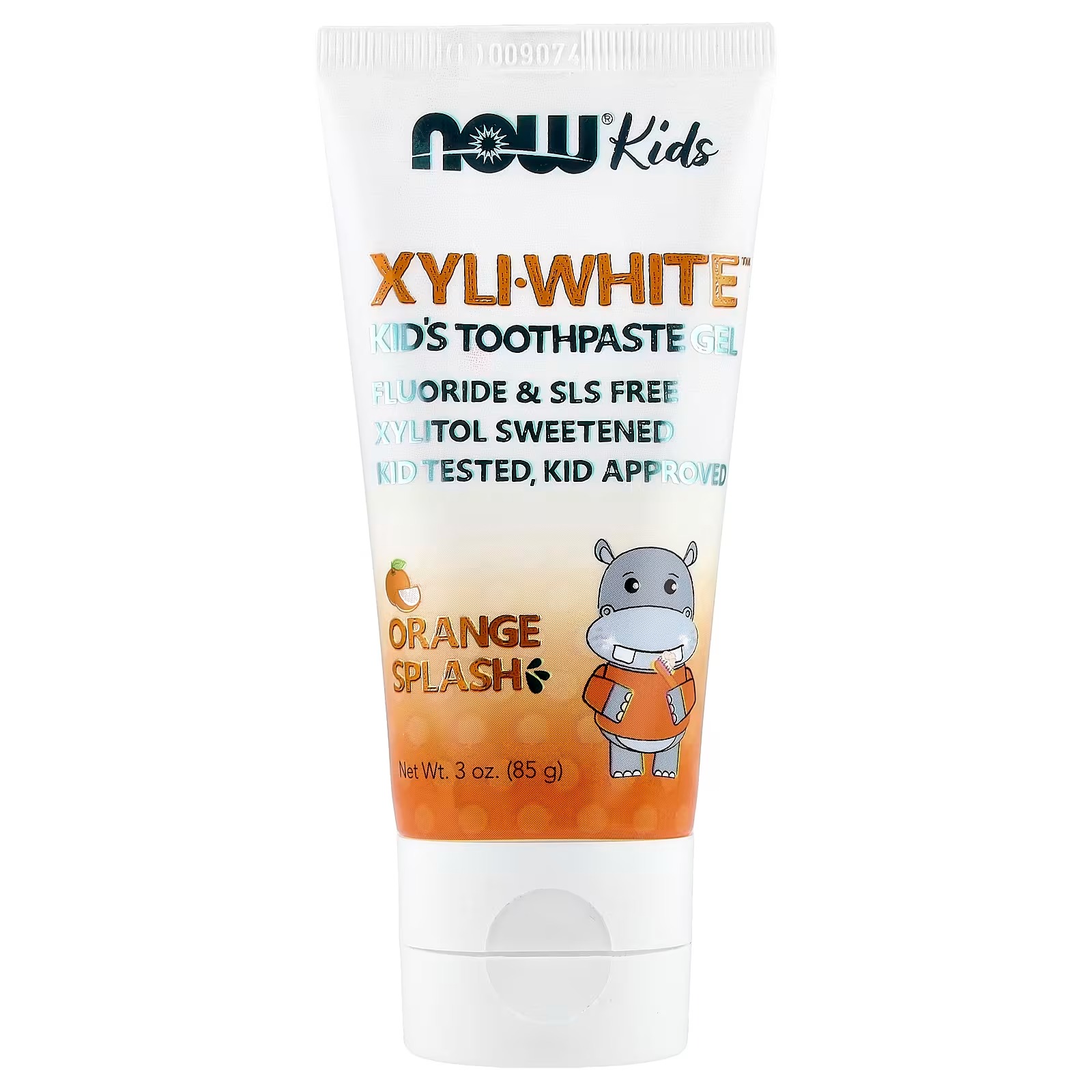 NOW Foods Xyli-White™ Kids Toothpaste Gel Orange Splash (85 g)