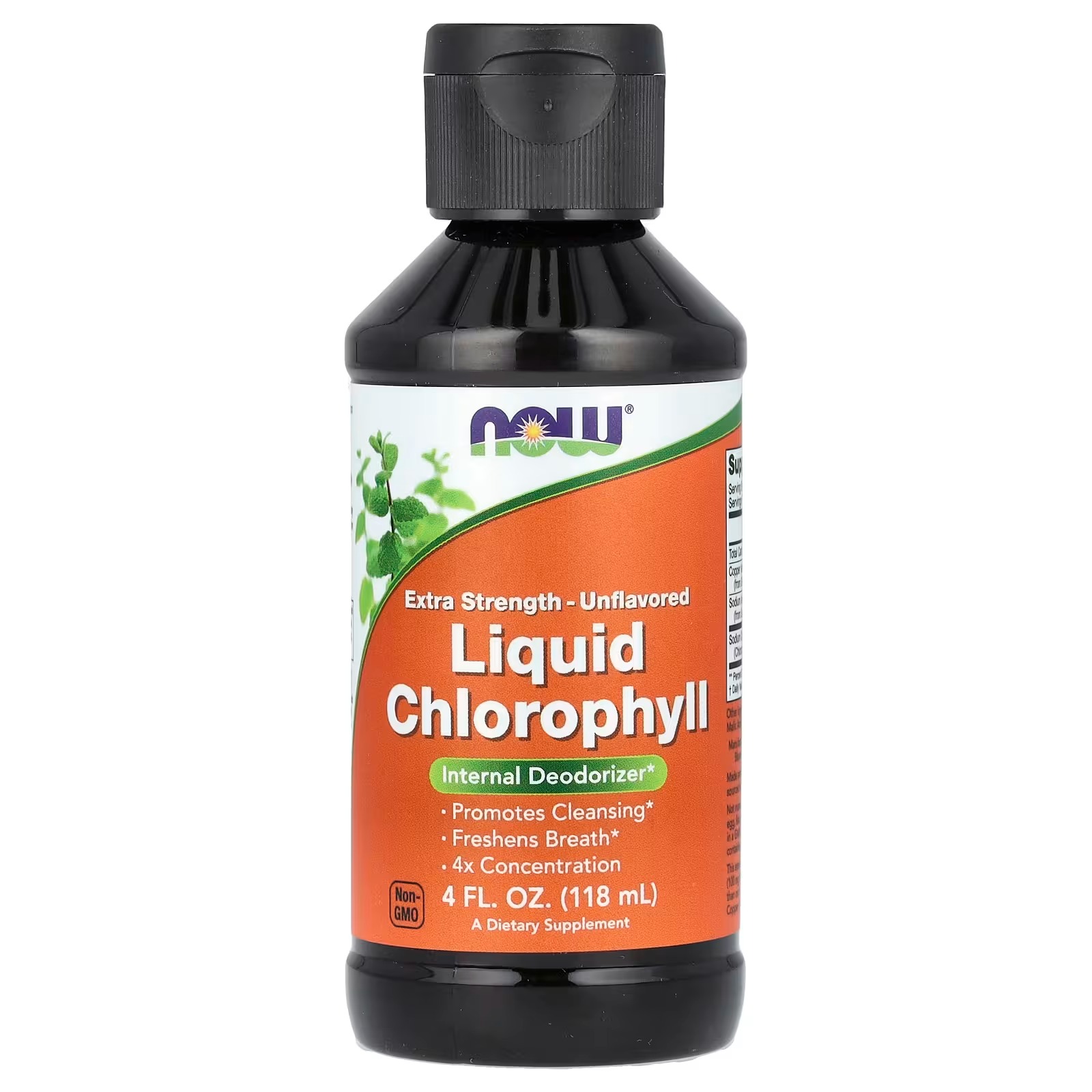 Now Foods Liquid Chlorophyll Extra Strength Unflavored 118 ml