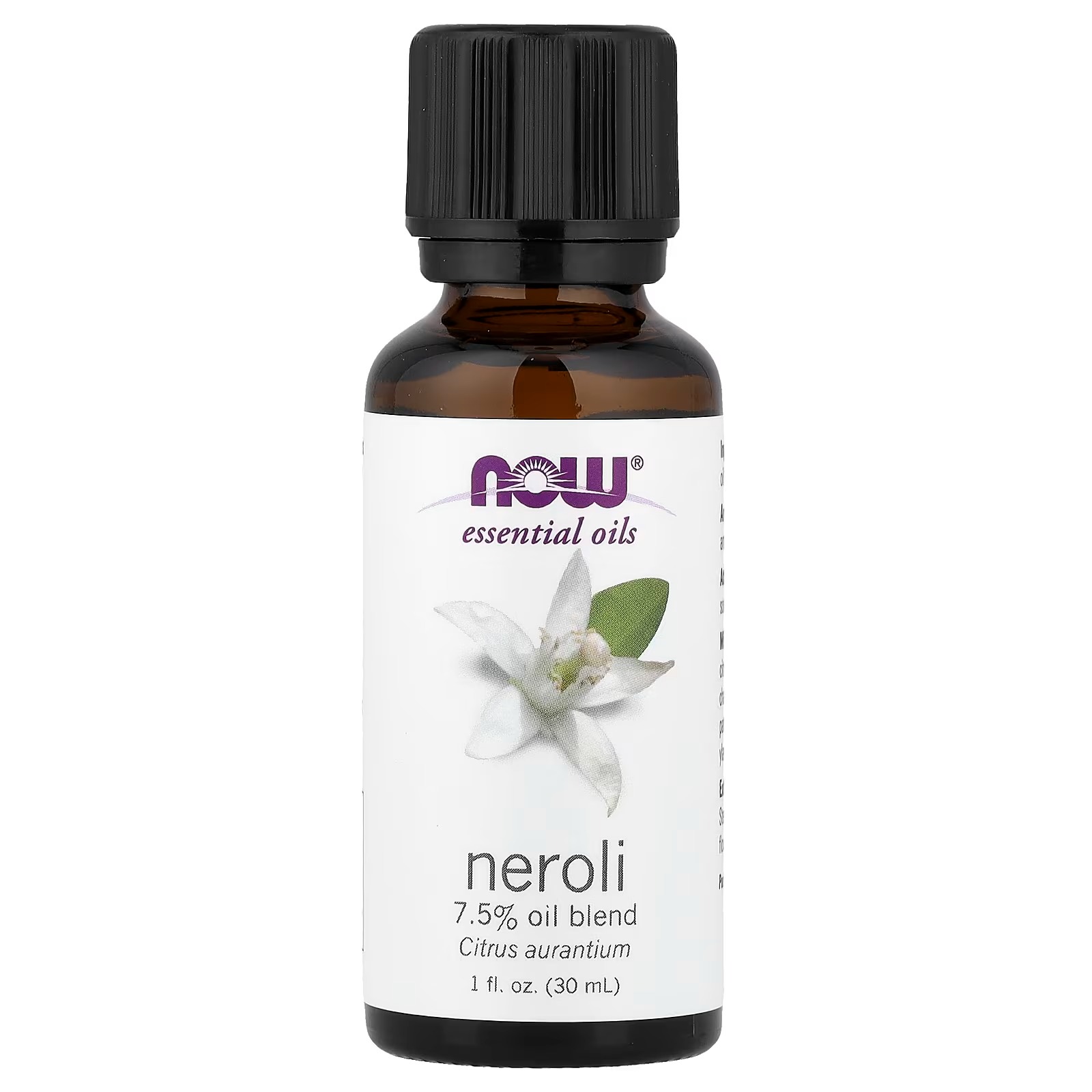 NOW Foods Essential Oils Neroli Oil Deeply Floral Aromatherapy Scent Steam Distilled, 100% Pure Vegan Child Resistant