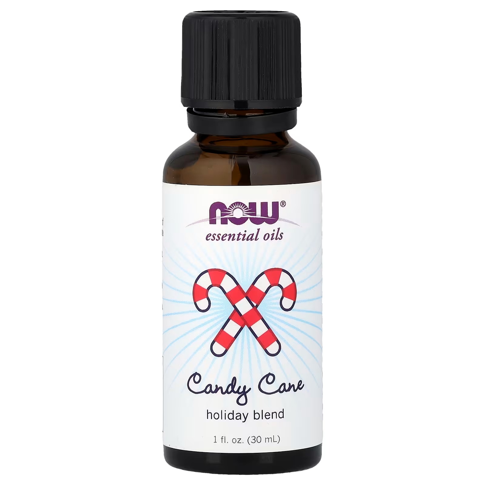 NOW Essential Oils Candy Cane Oil Blend Festive Holiday Blend