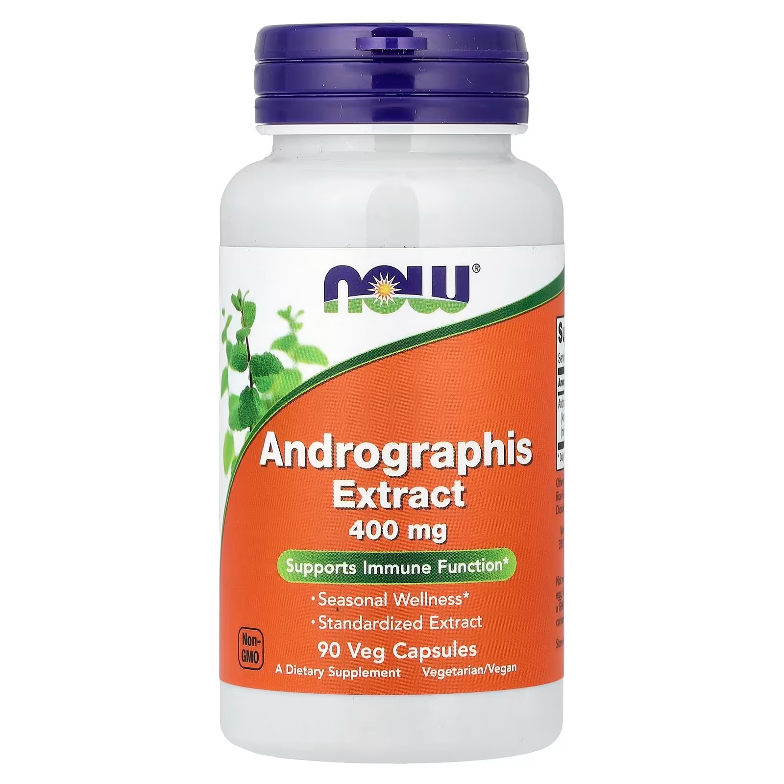 Now Foods Andrographis Extract 400 mg 90 Veg Capsules