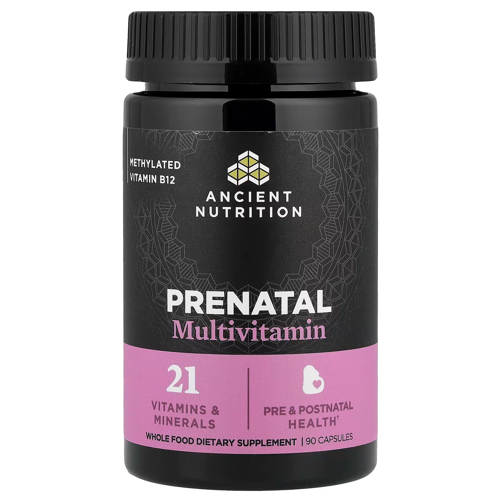 Ancient Nutrition Methylated Prenatal Multivitamin for Women – Prenatal Vitamin & Daily Nutrition Supplement