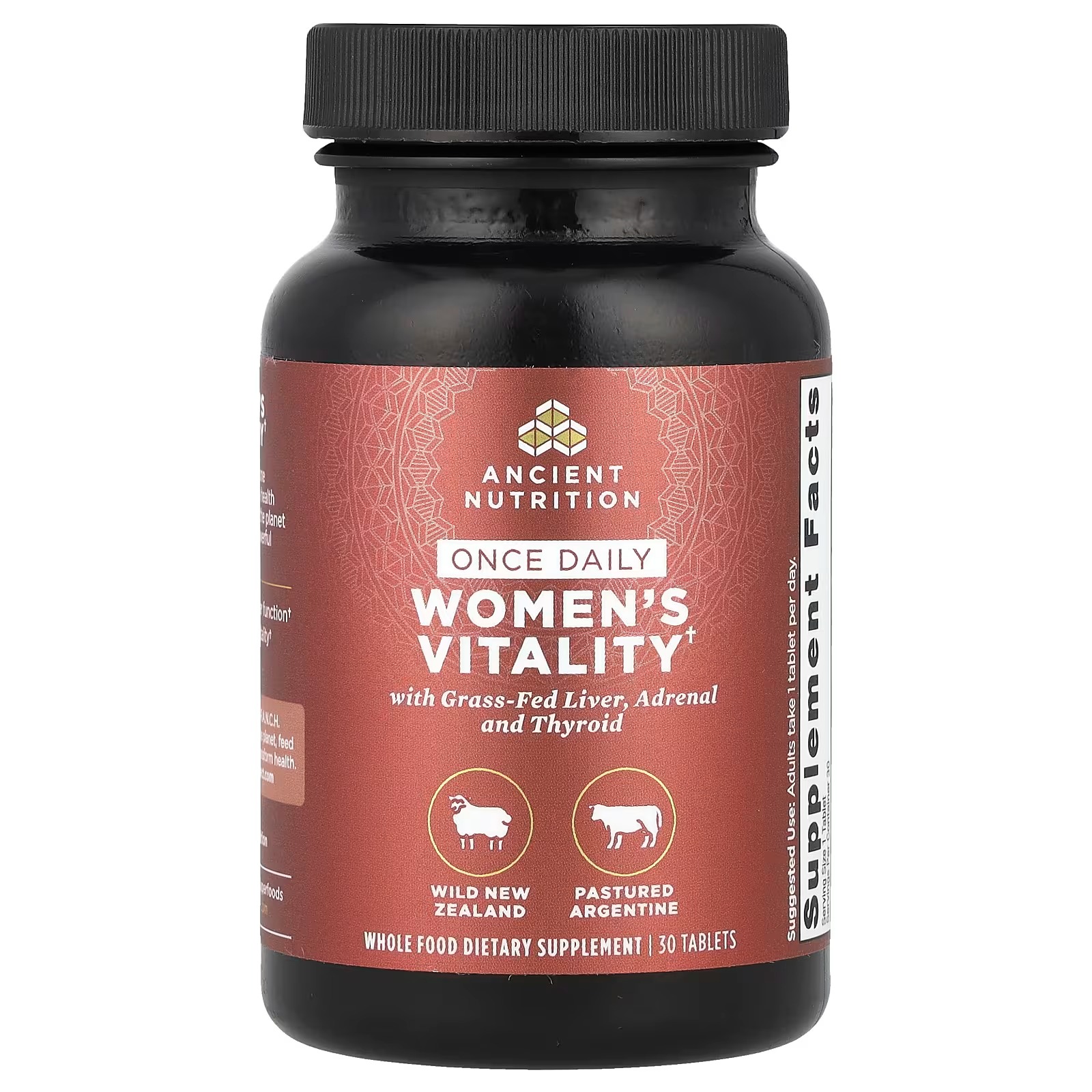 Ancient Nutrition Methylated Multivitamin for Women – Once Daily, Women’s Daily Multivitamin Supplement
