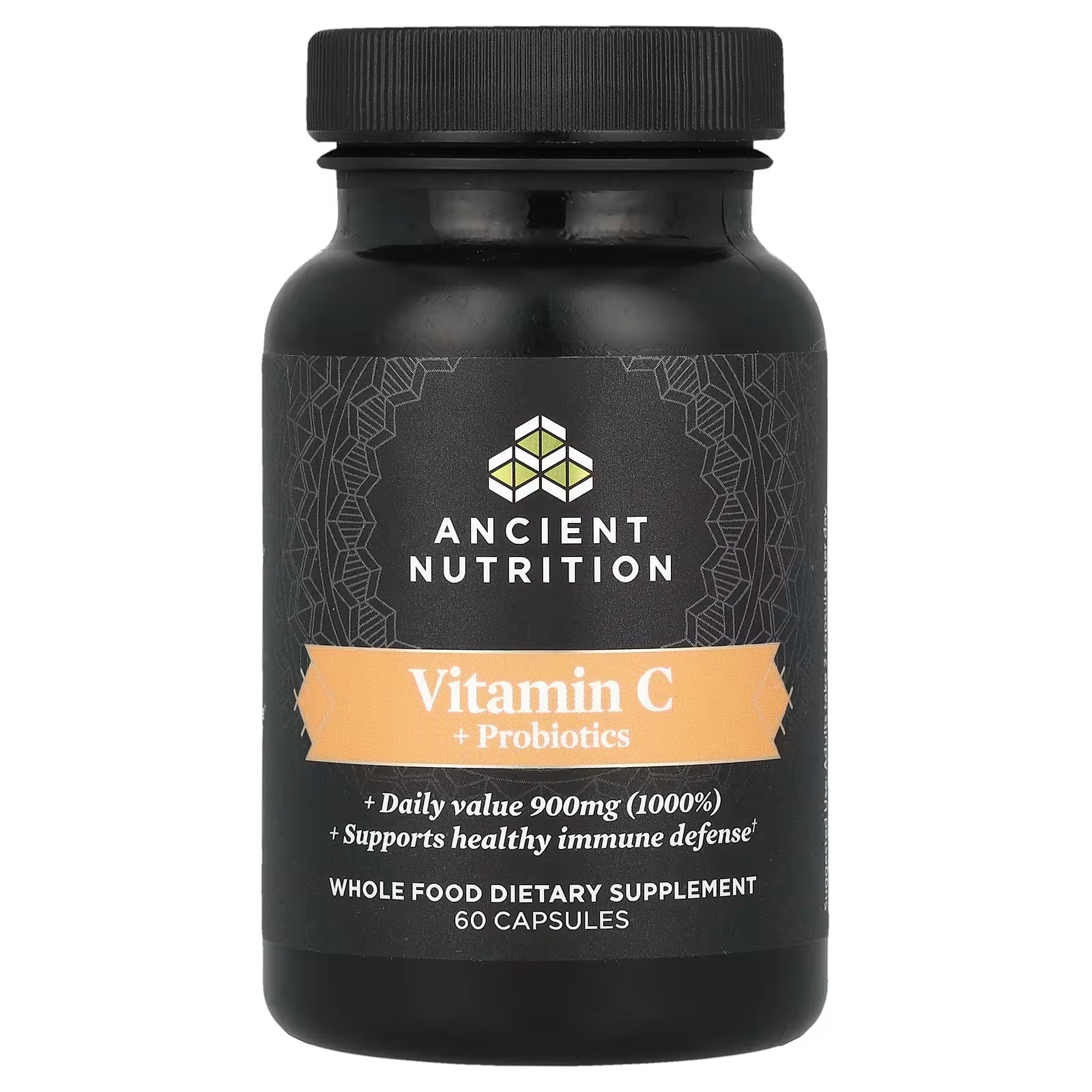 Ancient Nutrition Vitamin C + Probiotics – Immune Support & Daily Probiotic Supplement
