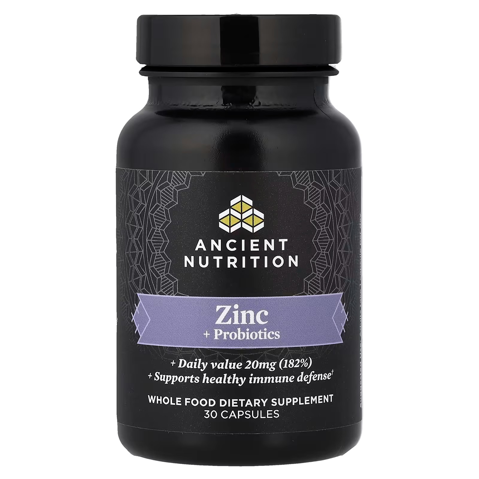 Ancient Nutrition Zinc + Probiotics – Immune Support & Daily Gut Health Supplement