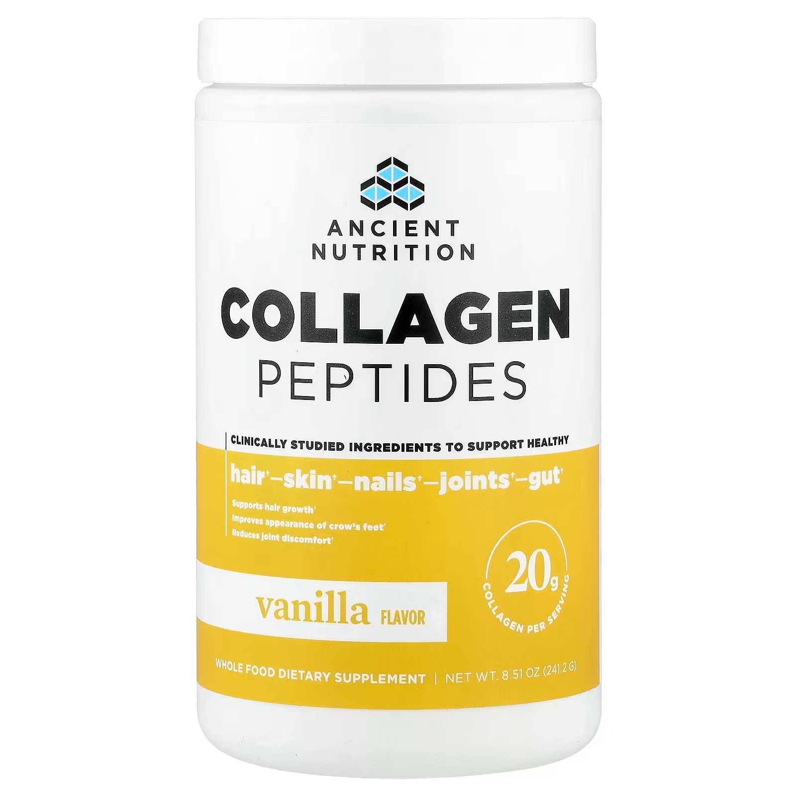 SEO-Optimized Product Title: Ancient Nutrition Hydrolyzed Collagen Peptides Powder – Vanilla Flavor, Collagen Protein Supplement