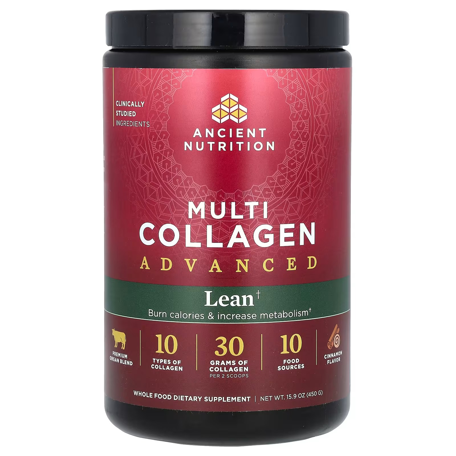 Ancient Nutrition Advanced Hydrolyzed Multi Collagen Peptides – Lean, Collagen Protein Supplement