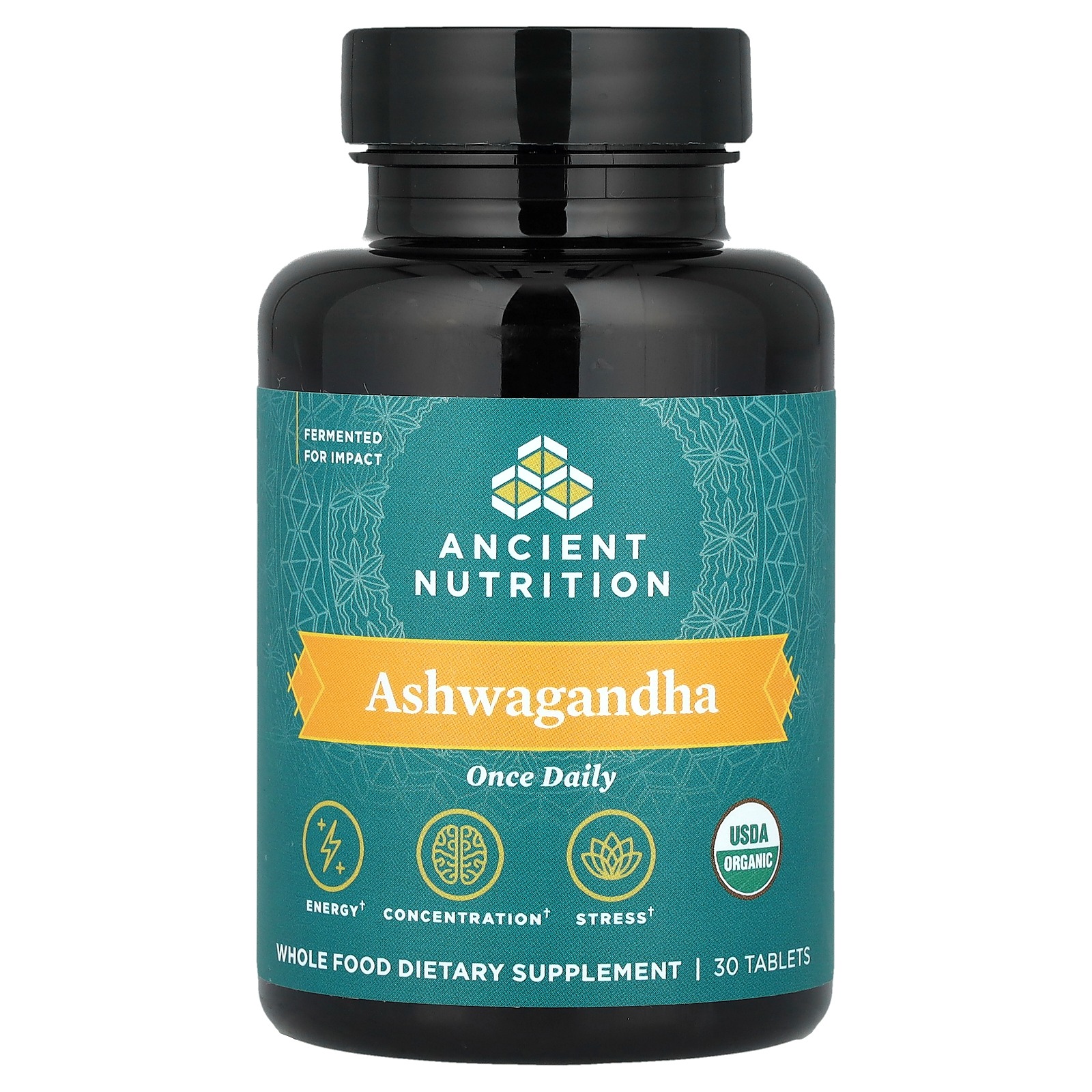 Ancient Nutrition Ashwagandha Tablets – Stress Relief & Energy Support, Adaptogen Supplement