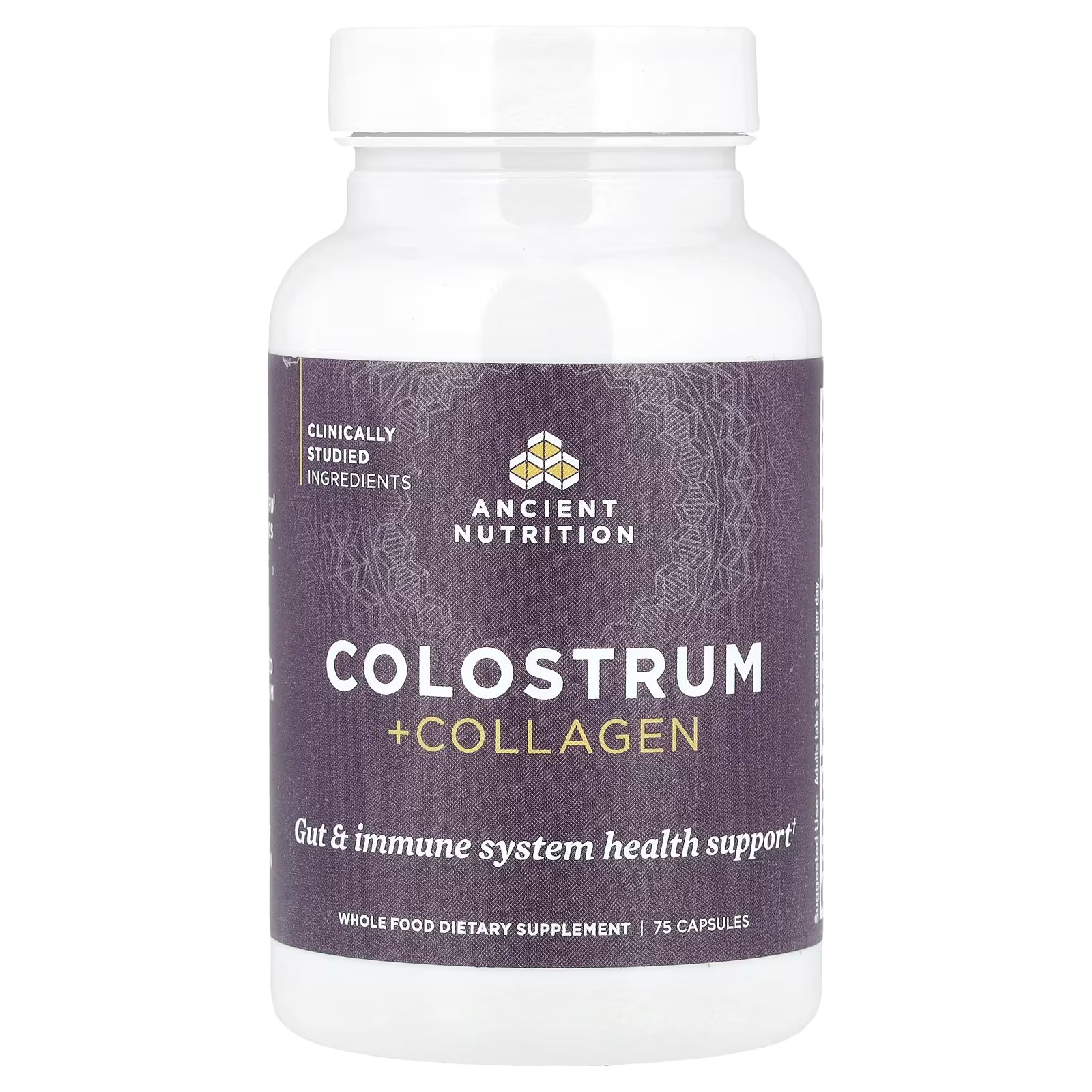 Ancient Nutrition Grass-Fed Bovine Colostrum + Collagen Capsules – Superfood & Wellness Supplement