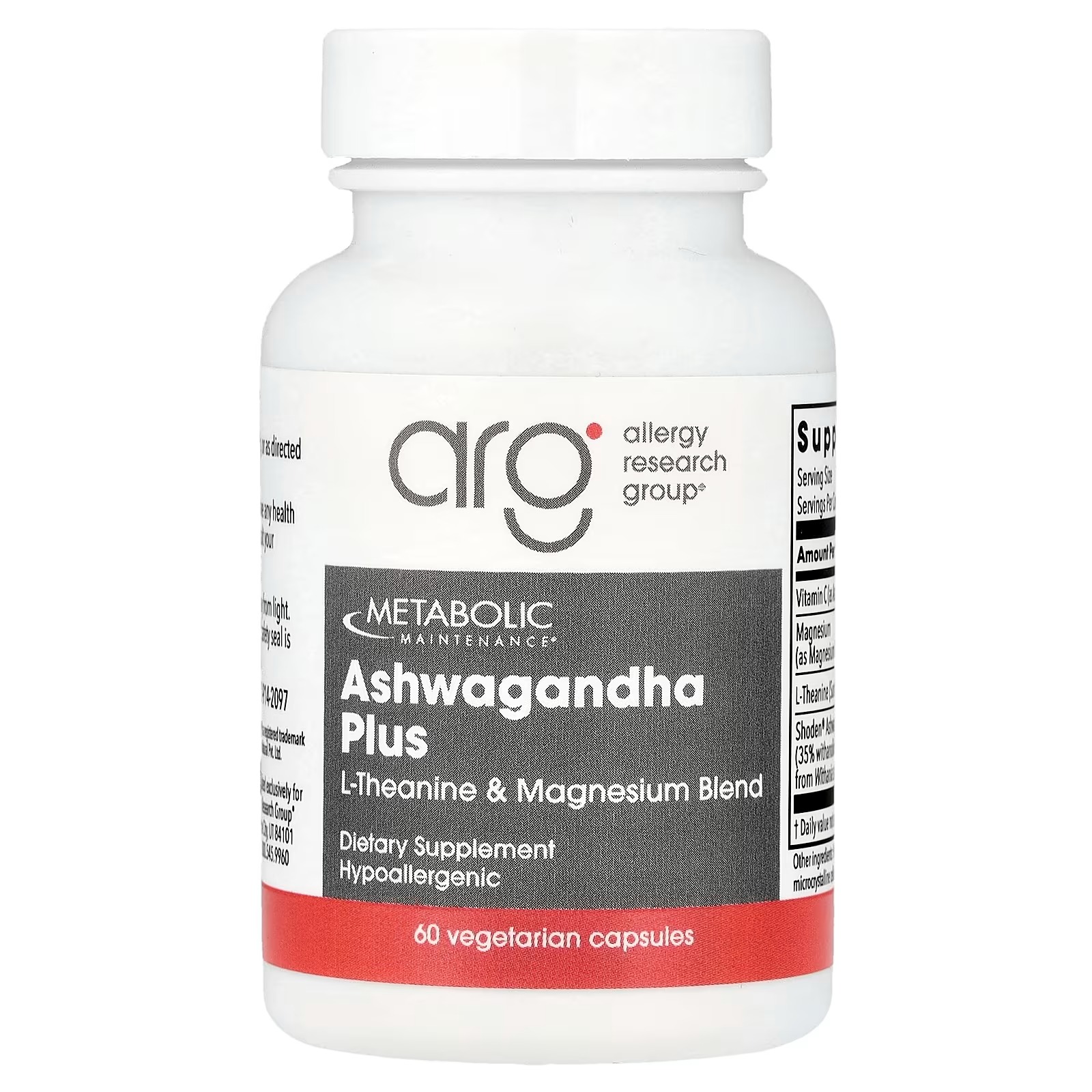 Metabolic Maintenance Ashwagandha Plus Stress Support 60 Capsules – Premium Ashwagandha Supplement for Relaxation & Daily Wellness