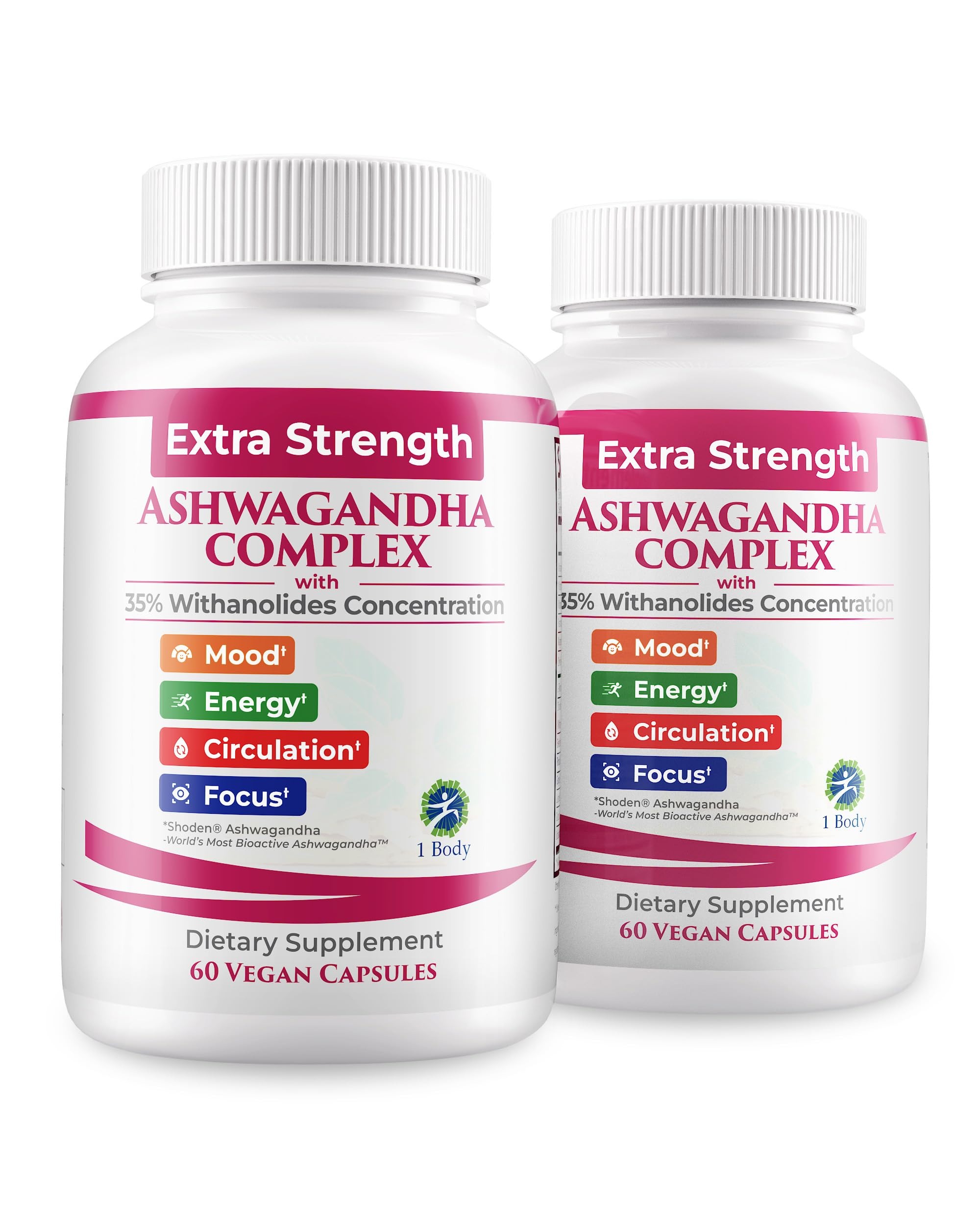 1 Body Ashwagandha Complex Supplement – Premium Ashwagandha Formula for Stress, Relaxation & Daily Wellness in Pakistan