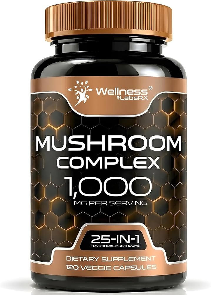 Extra Strength Mushroom Complex Capsules – Premium Mushroom Blend Supplement for Immune Support, Energy, Focus & Daily Wellness in Pakistan
