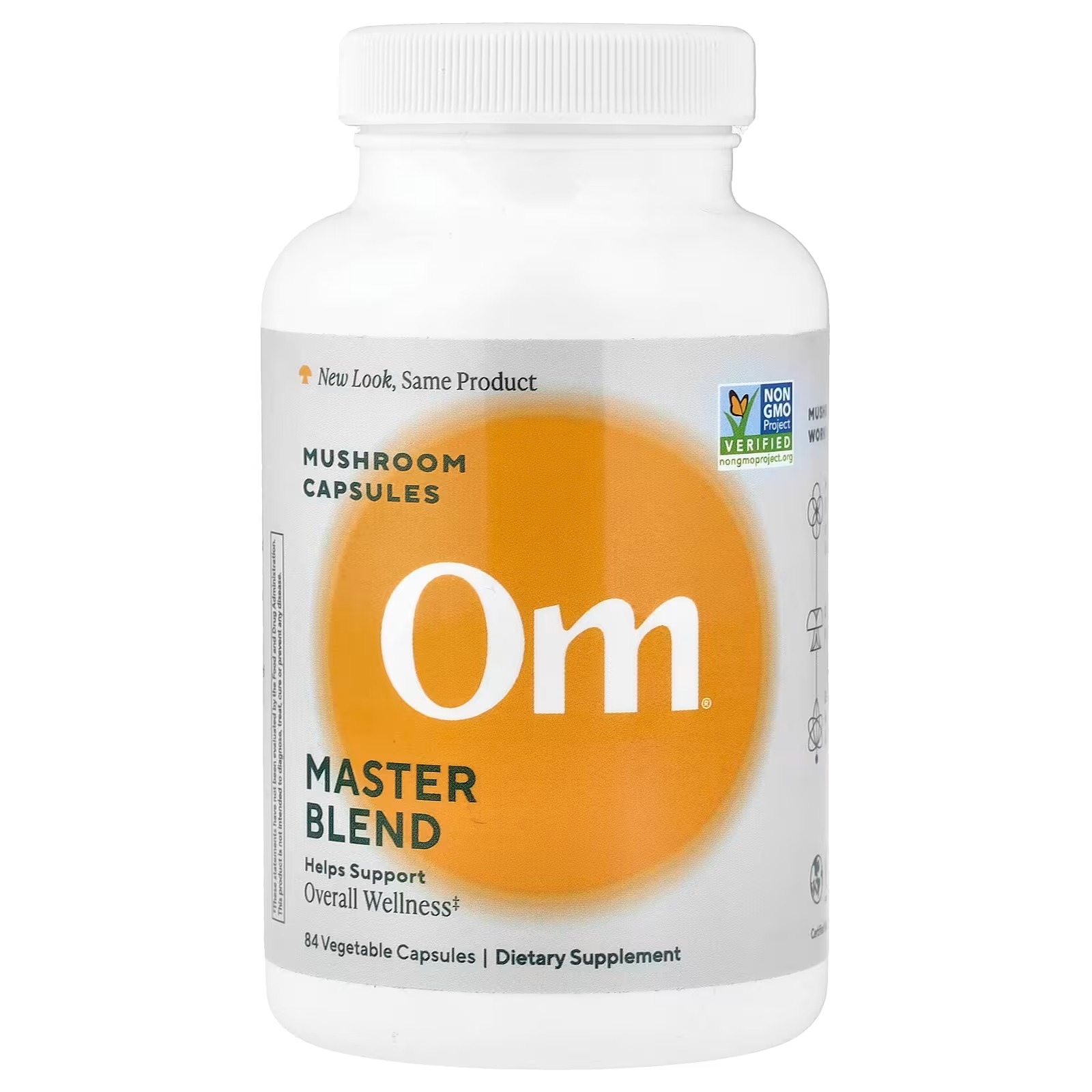 Om Master Blend Organic Mushroom Capsules – Mushroom Supplement