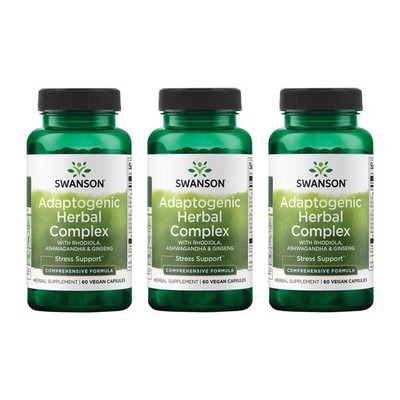 Swanson Adaptogen Complex with Rhodiola, Ashwagandha & Ginseng