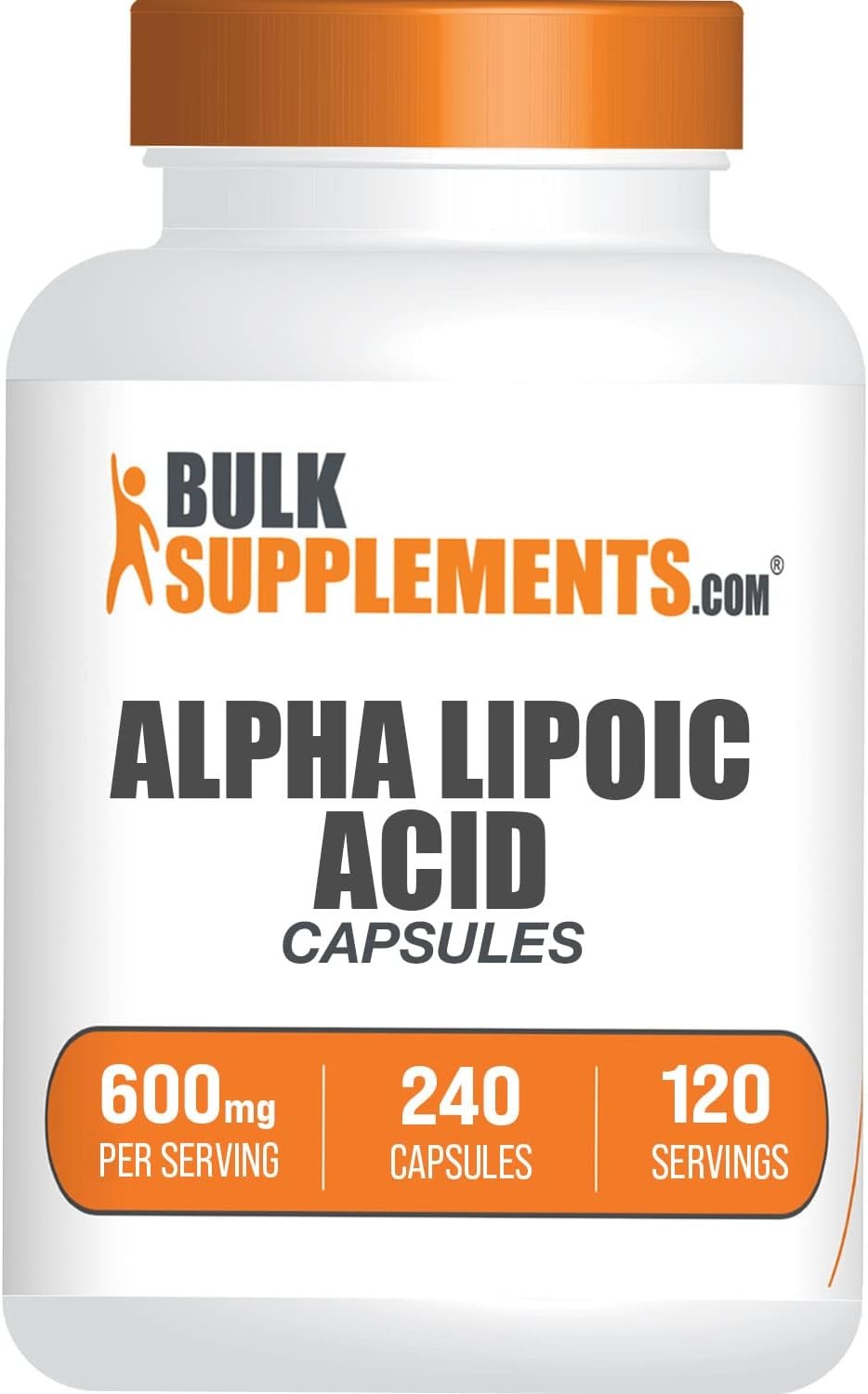 BulkSupplements Alpha Lipoic Acid Capsules – ALA Antioxidant Supplement