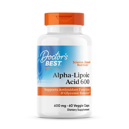 Doctor’s Best ALA 600mg Capsules – Alpha-Lipoic Acid Supplement