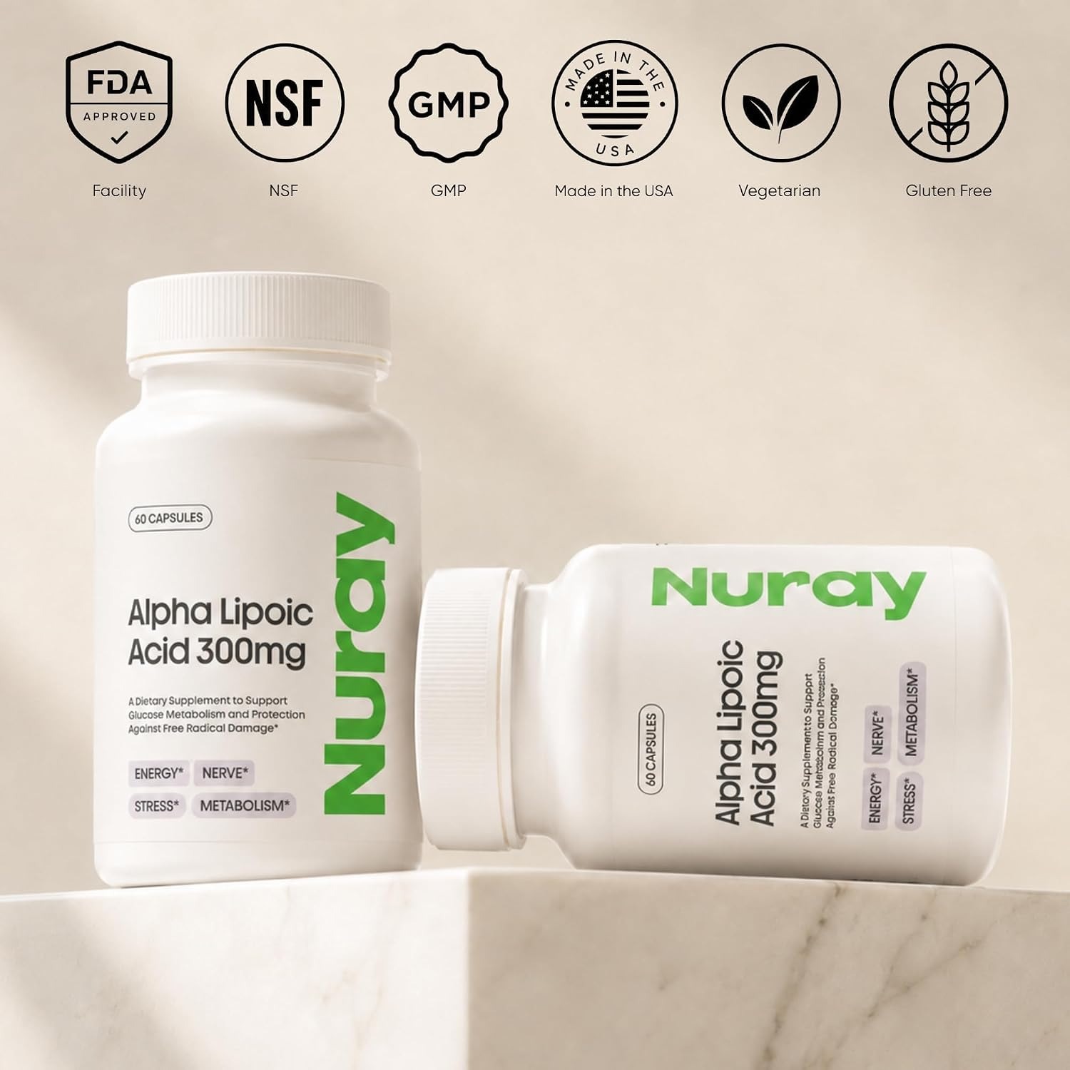Nuray Alpha Lipoic Acid 300mg – Antioxidant & Nerve Support